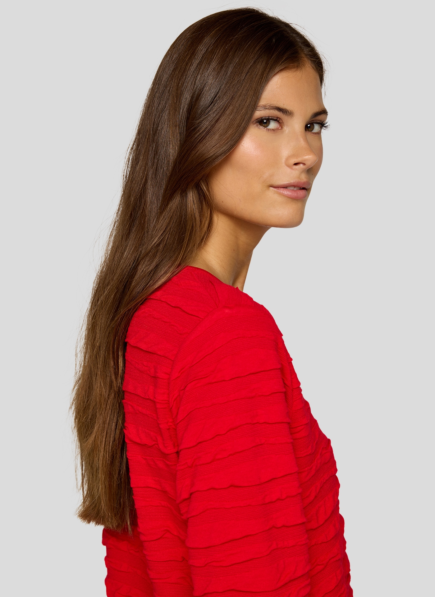 Rabe 3/4-Arm-Shirt, mit Struktur Muster