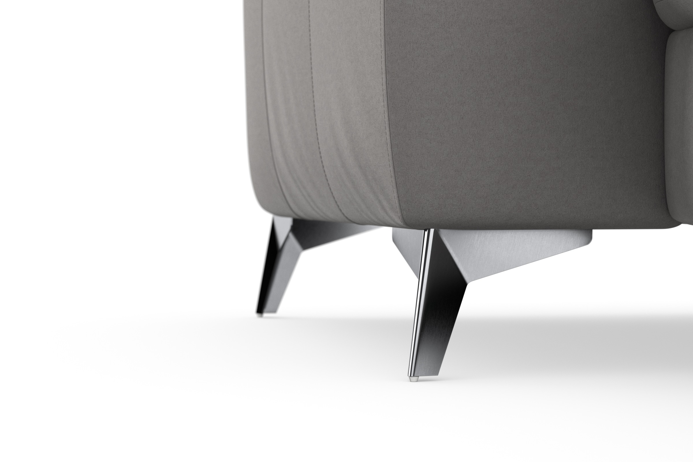 sit&more Ecksofa »Sinatra L-Form«, mit Recamiere, optinal mit Kopfteilverstellung und Armteilfunktion