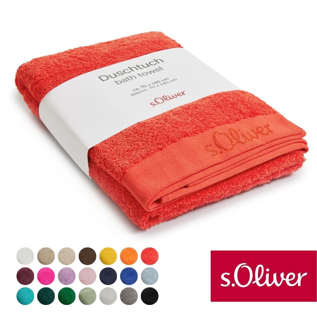 s.Oliver Duschtuch »s.Oliver, Premium Qualität, 600 gr/m², auch als Sets erhältlich« große Farbauswahl, auch als Handtuch, Waschhandschuh, Gästetuch
