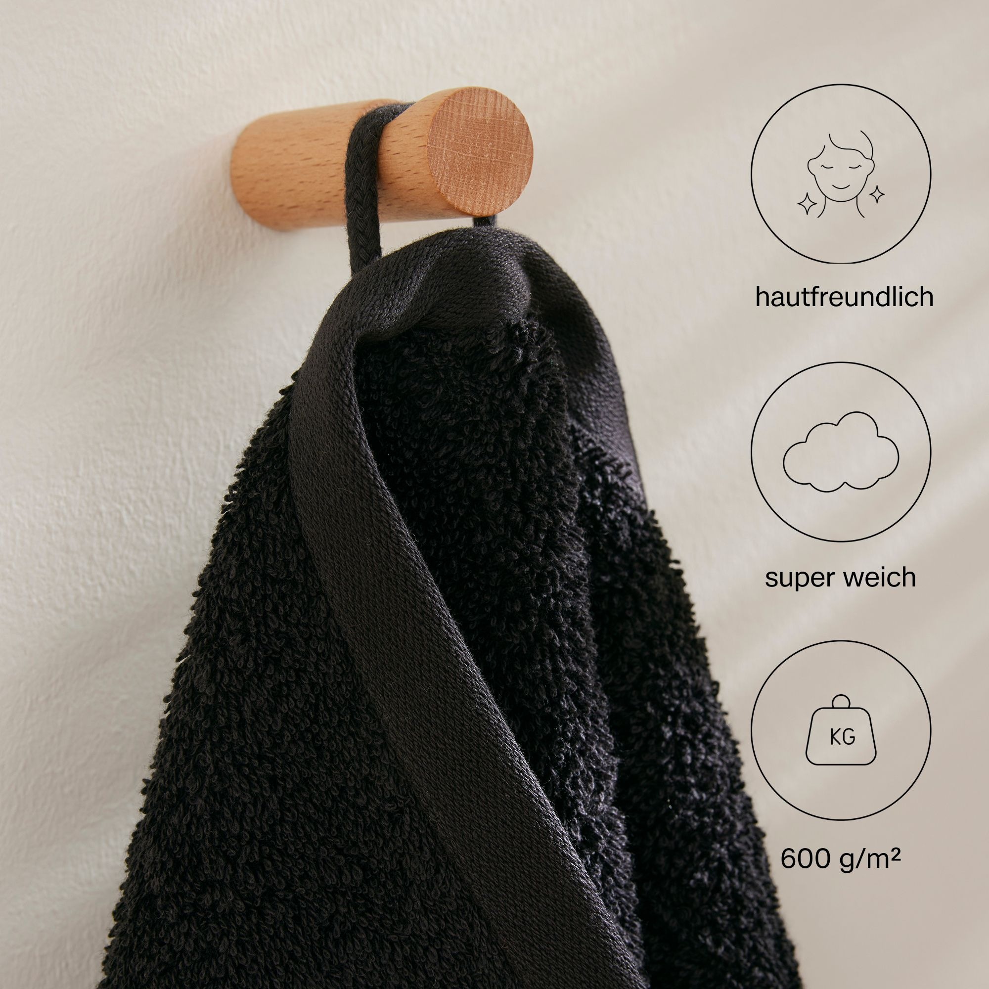 s.Oliver Handtuch Set »s.Oliver, Premium Qualität, 600 gr/m²«, (Set, 6 St., 2 Gästetücher 30x50 cm-2 Handtücher 50x100 cm-2 Duschtücher 70x140 cm), 2 Gästetücher 30x50, 2 Handtücher 50x100, 2 Duschtücher 70x140
