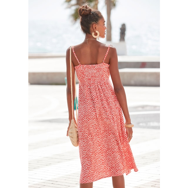 LASCANA Sommerkleid, aus Leinenmix im Online-Shop kaufen