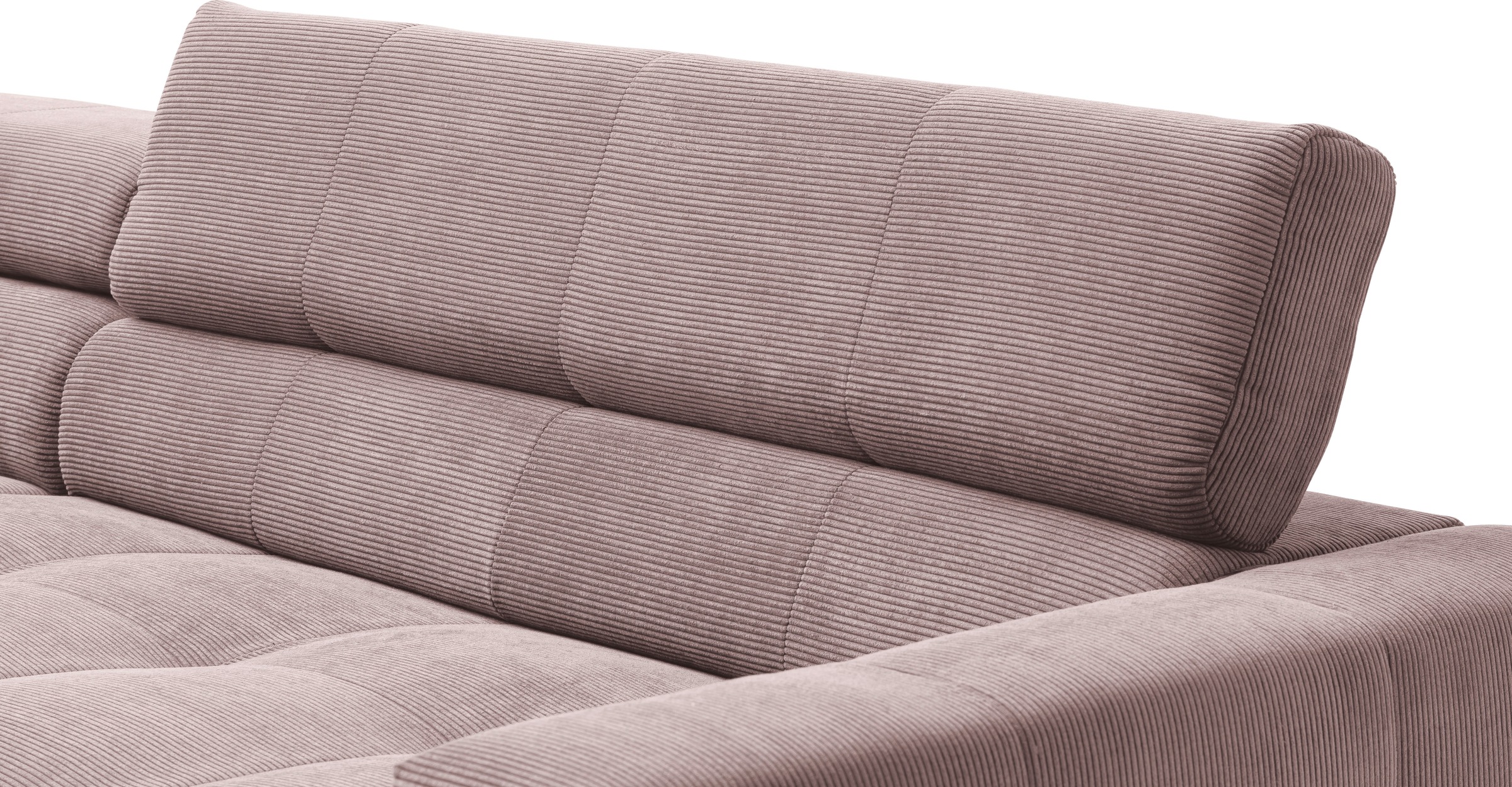Places of Style Ecksofa »Cleveland, L-Form, incl. Kopfteilverstellung, Breite 276 cm«, wahlweise elektrischer Sitzvorzug