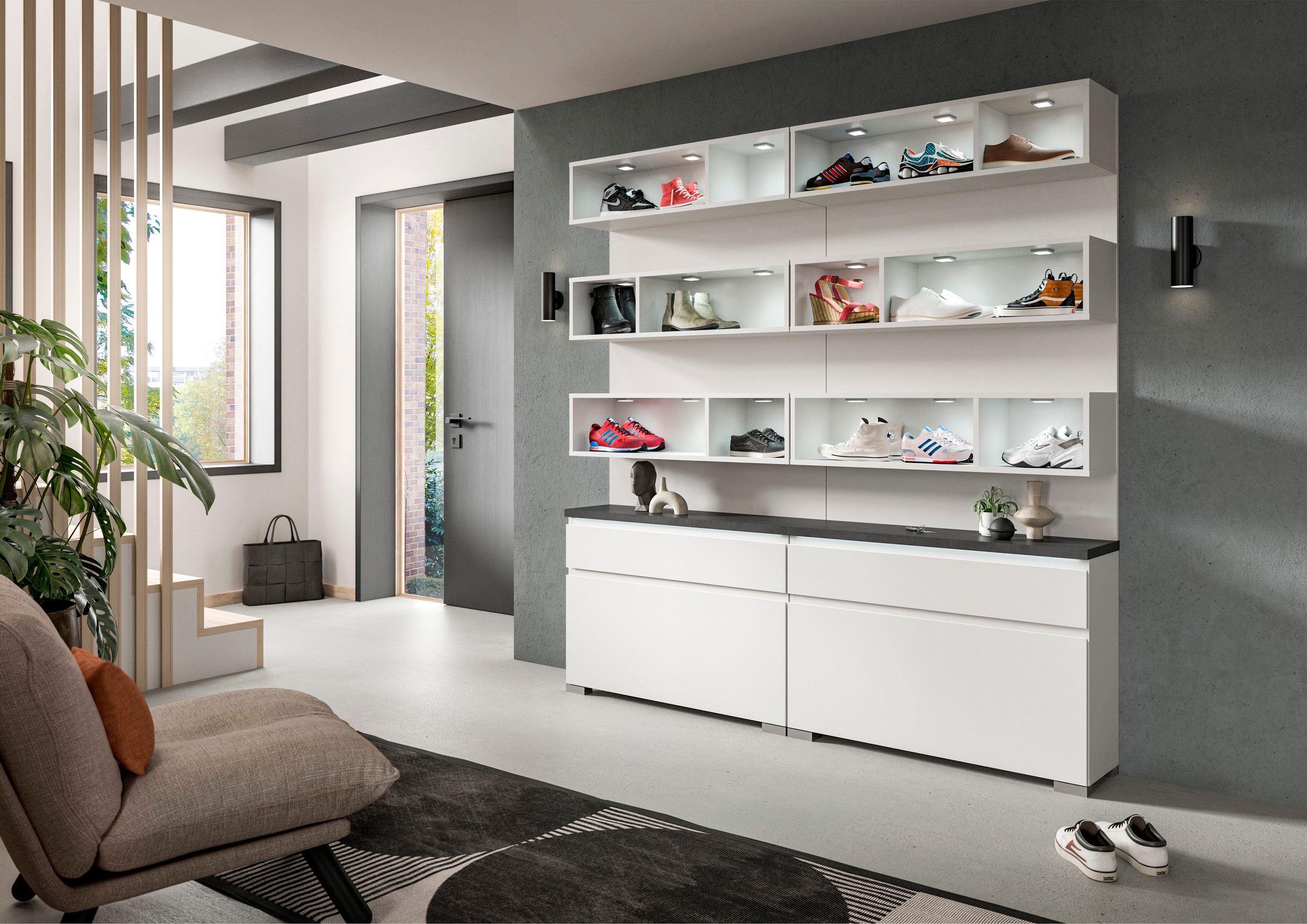 INOSIGN Schuhschrank »Skoskap, Höhe 194 cm, Platz für ca. 22 Schuhpaare, vi günstig online kaufen