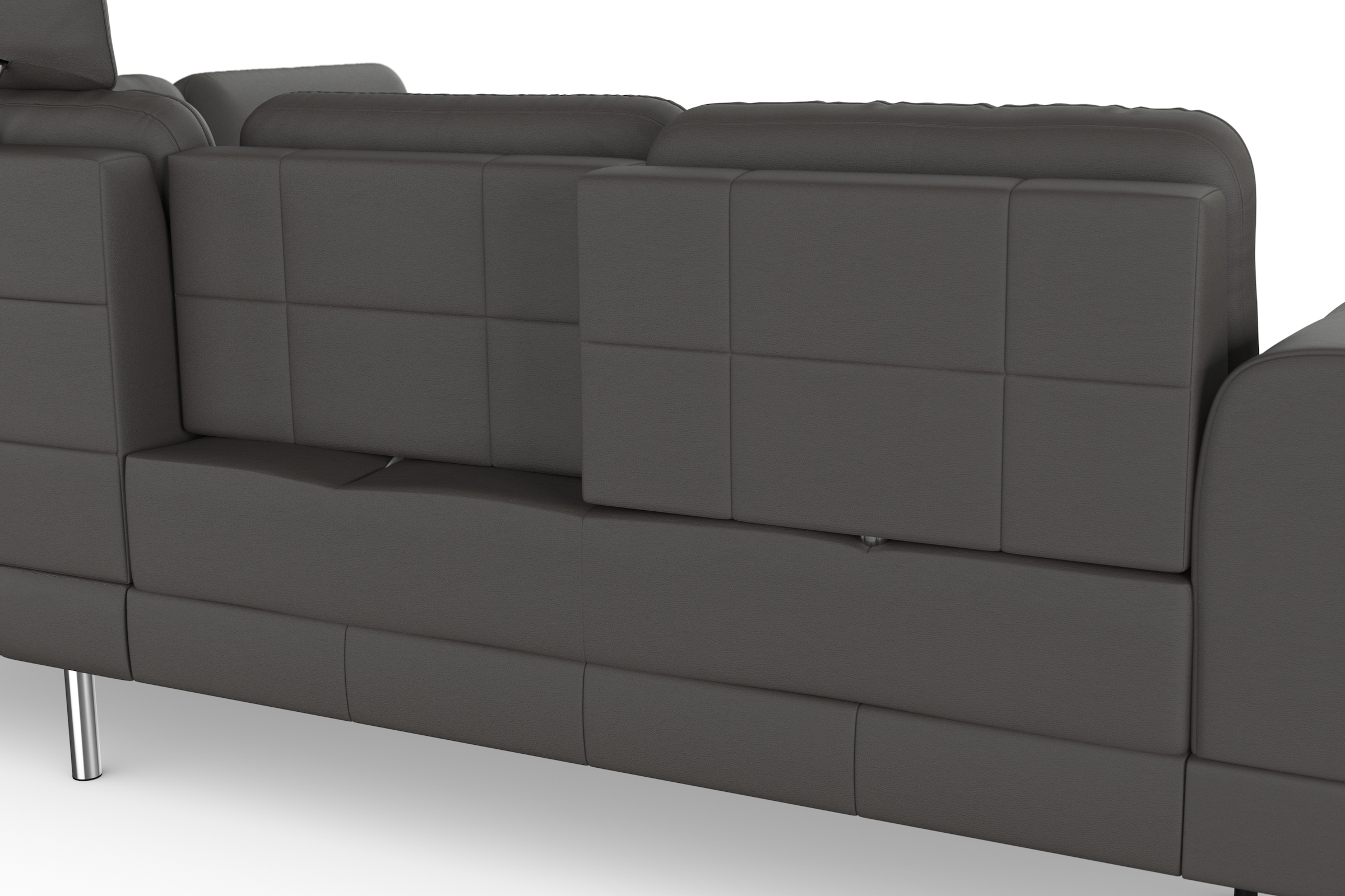 sit&more Ecksofa »Bendigo L-Form«, inklusive Sitztiefenverstellung, Bodenfreiheit 15 cm, in 2 Fußfarben