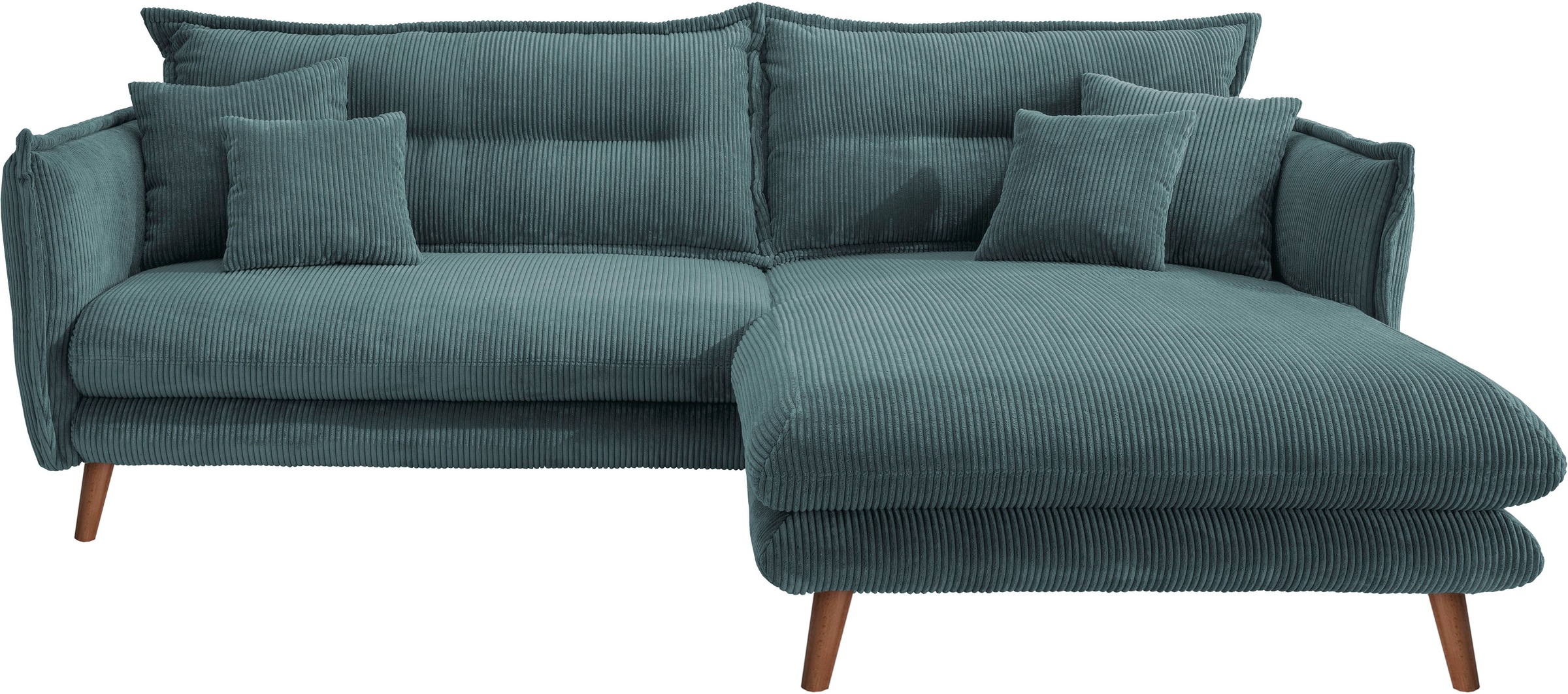 INOSIGN Ecksofa »Lazio modern und bequem, schmale Armlehnen, tolle Detailve günstig online kaufen