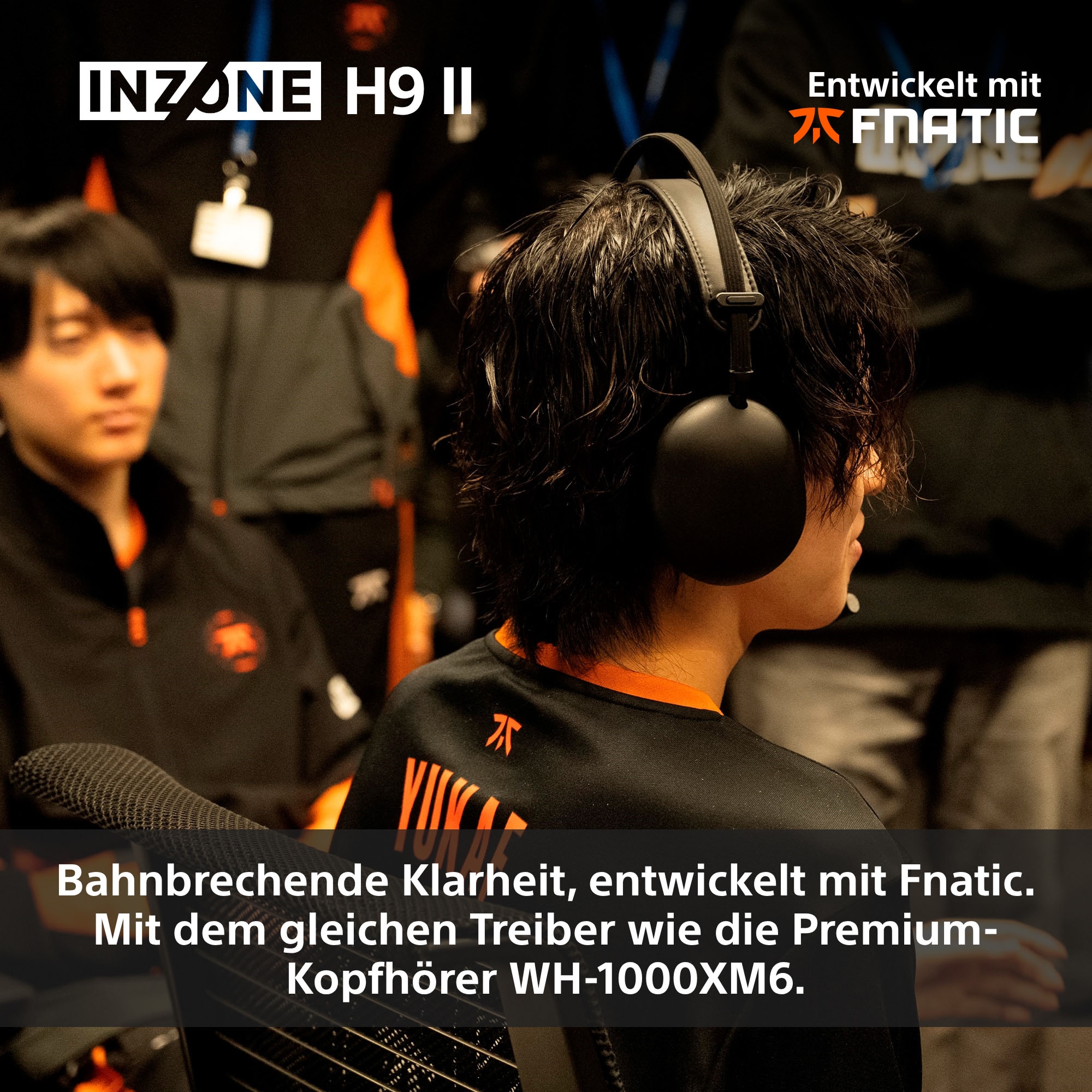 Sony Gaming-Headset »INZONE H9 II«, A2DP Bluetooth-AVRCP Bluetooth-Bluetooth-HFP-HSP, Adaptive Noise-Cancelling-Freisprechfunktion-Mikrofon abnehmbar-Rauschunterdrückung-Stummschaltung-Transparenzmodus