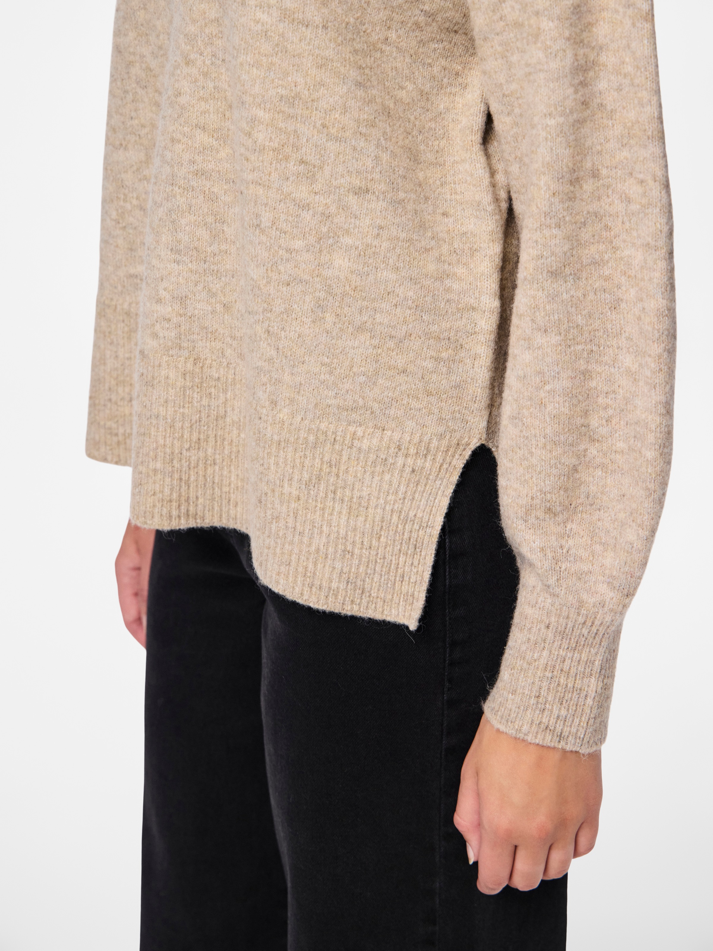 pieces Rollkragenpullover »PCMALOU LS ROLLNECK KNIT NOOS BC«