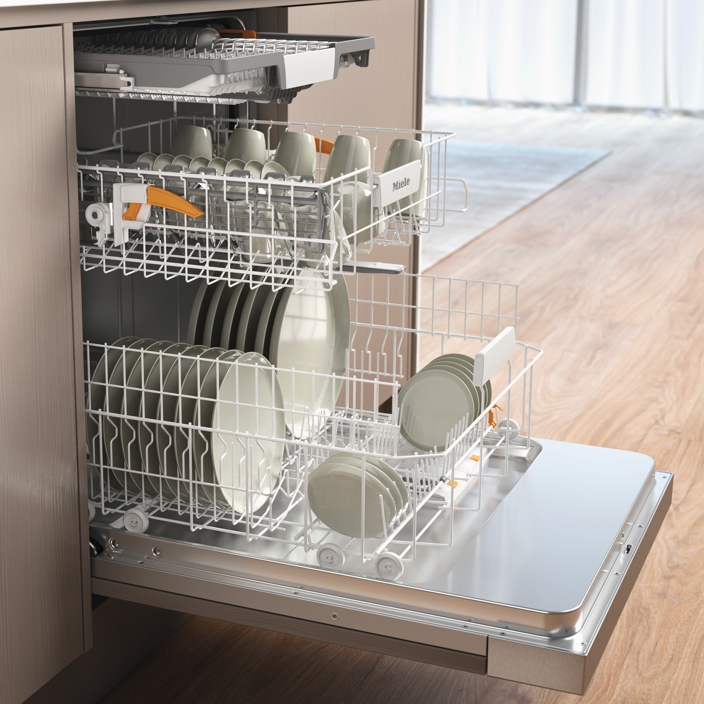Miele teilintegrierbarer Geschirrspüler XXL »G 5415 SCi XXL Active Plus«, 14 Maßgedecke