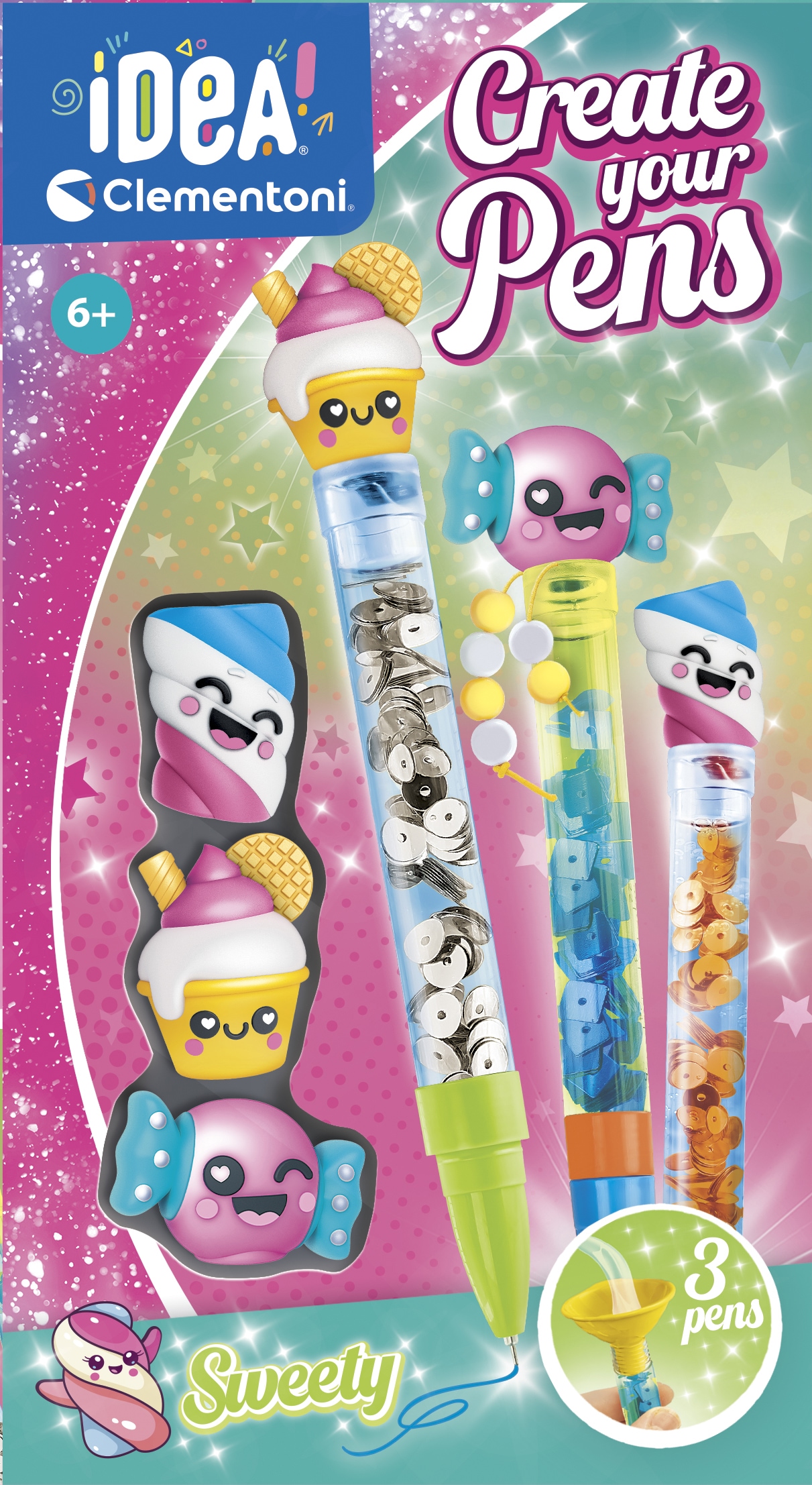 Clementoni® Kreativset »Idea, Deine Stift-Kreationen - Sweet«
