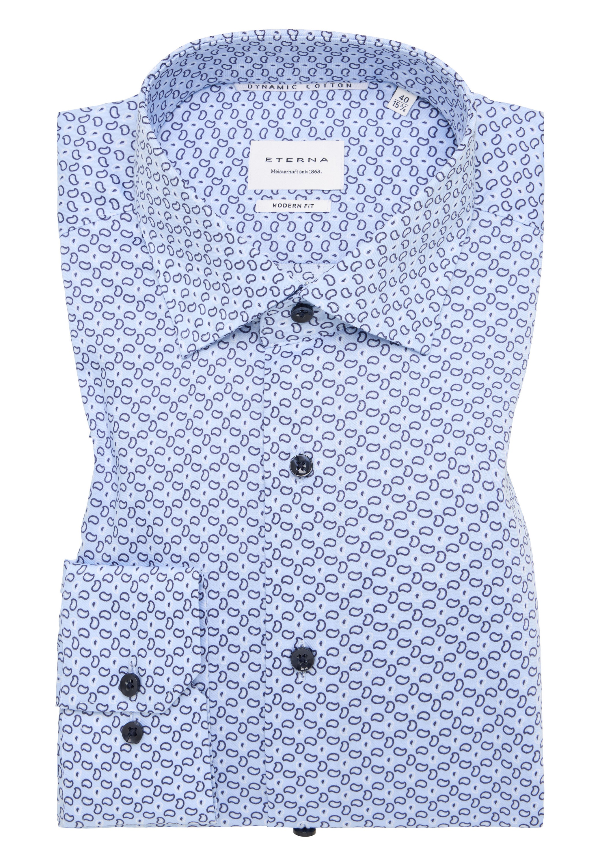 Eterna Langarmhemd »MODERN FIT«, NON IRON (bügelfrei)