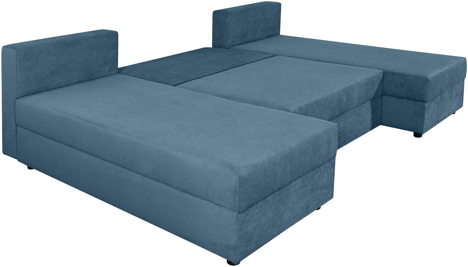 COLLECTION AB Wohnlandschaft »Pico U-Form«, Breite 220, ohne Armlehne mit Schlaffunktion, Bettkasten