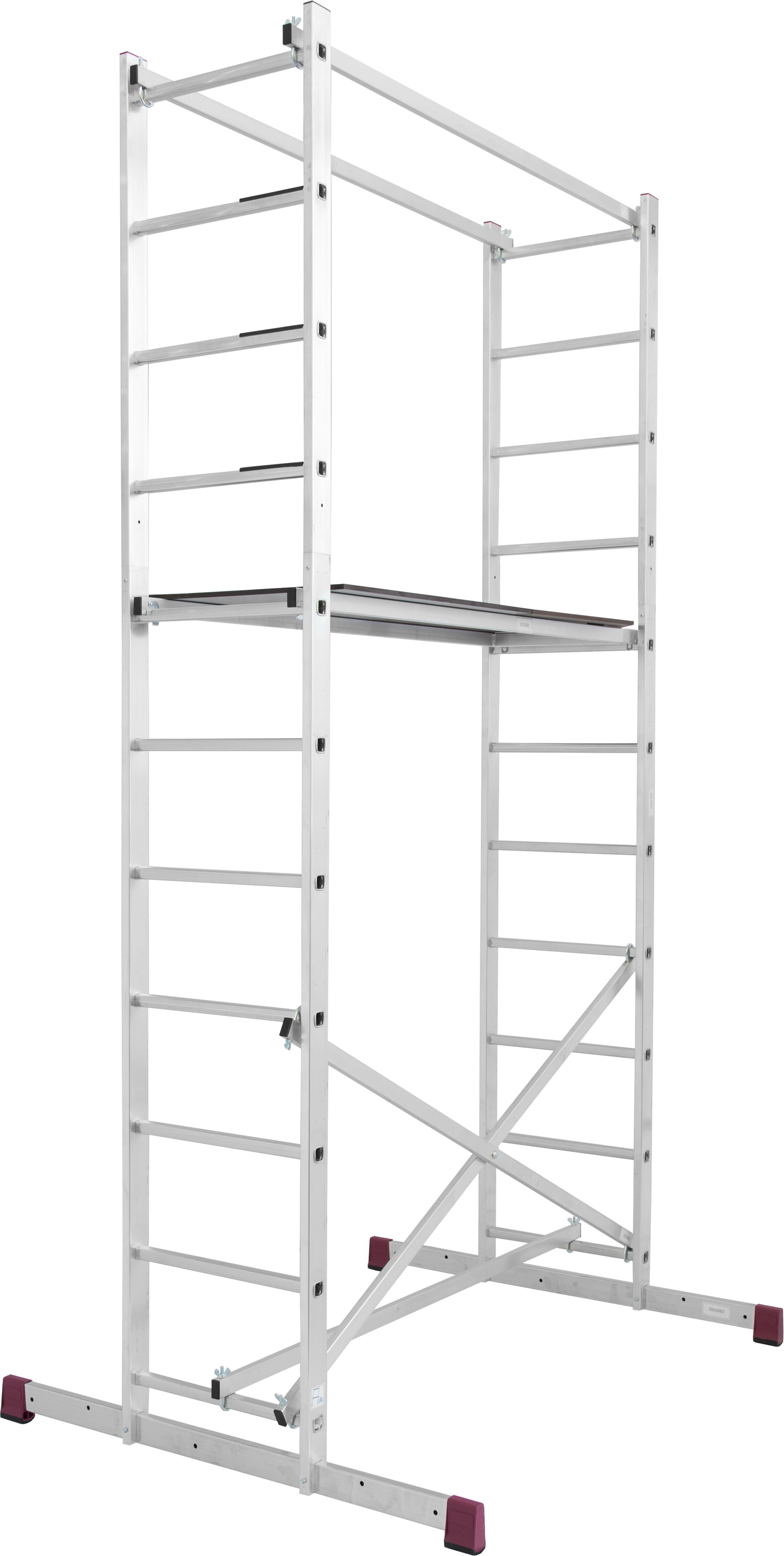 KRAUSE Arbeitsgerüst »CORDA« Montagegerüst mit rutschsicherer Belagbühne 1,50 x 0,56 m