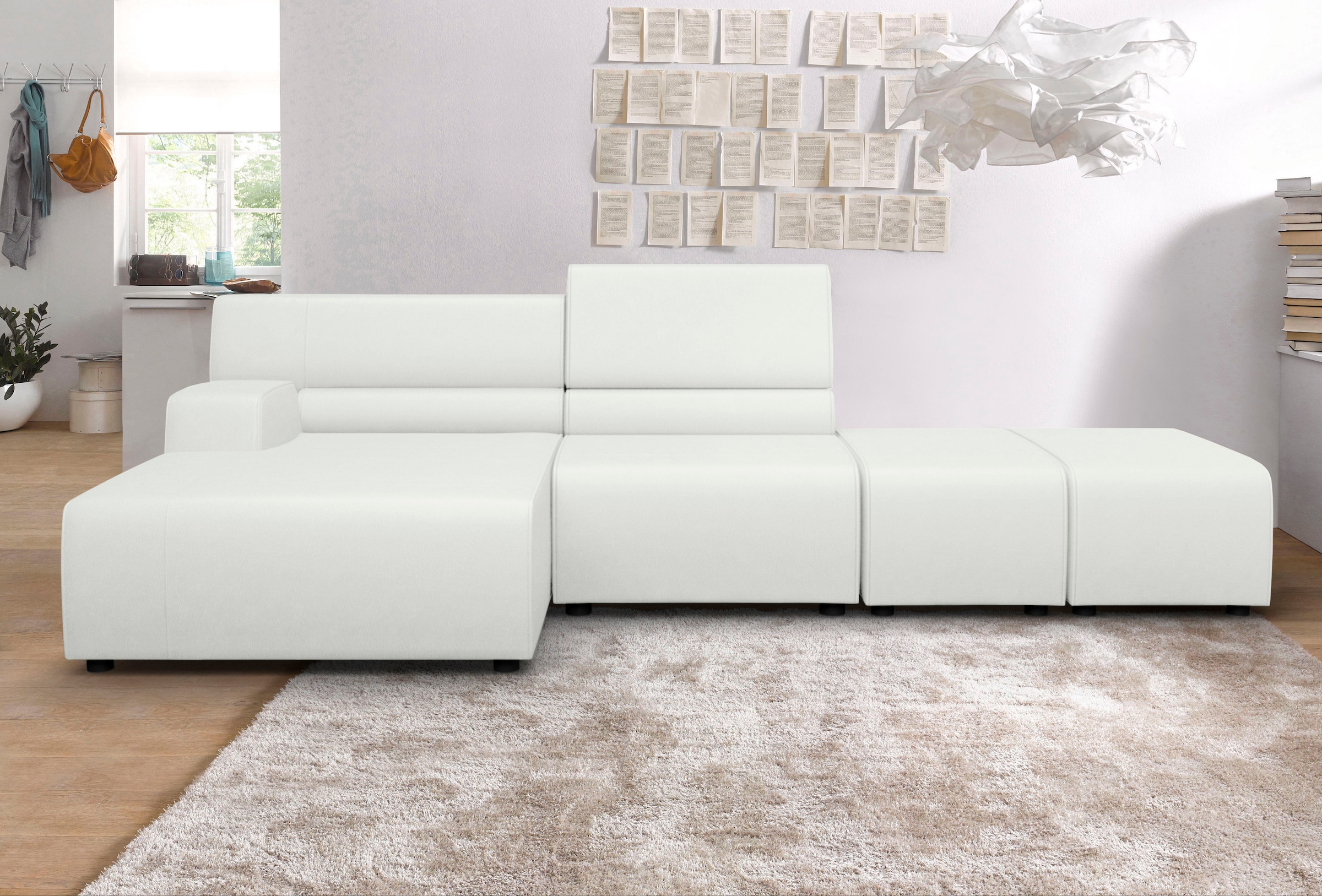 Egoitaliano Ecksofa »Babouche, Designsofa mit außergewöhnlichem Sitzkomfort günstig online kaufen