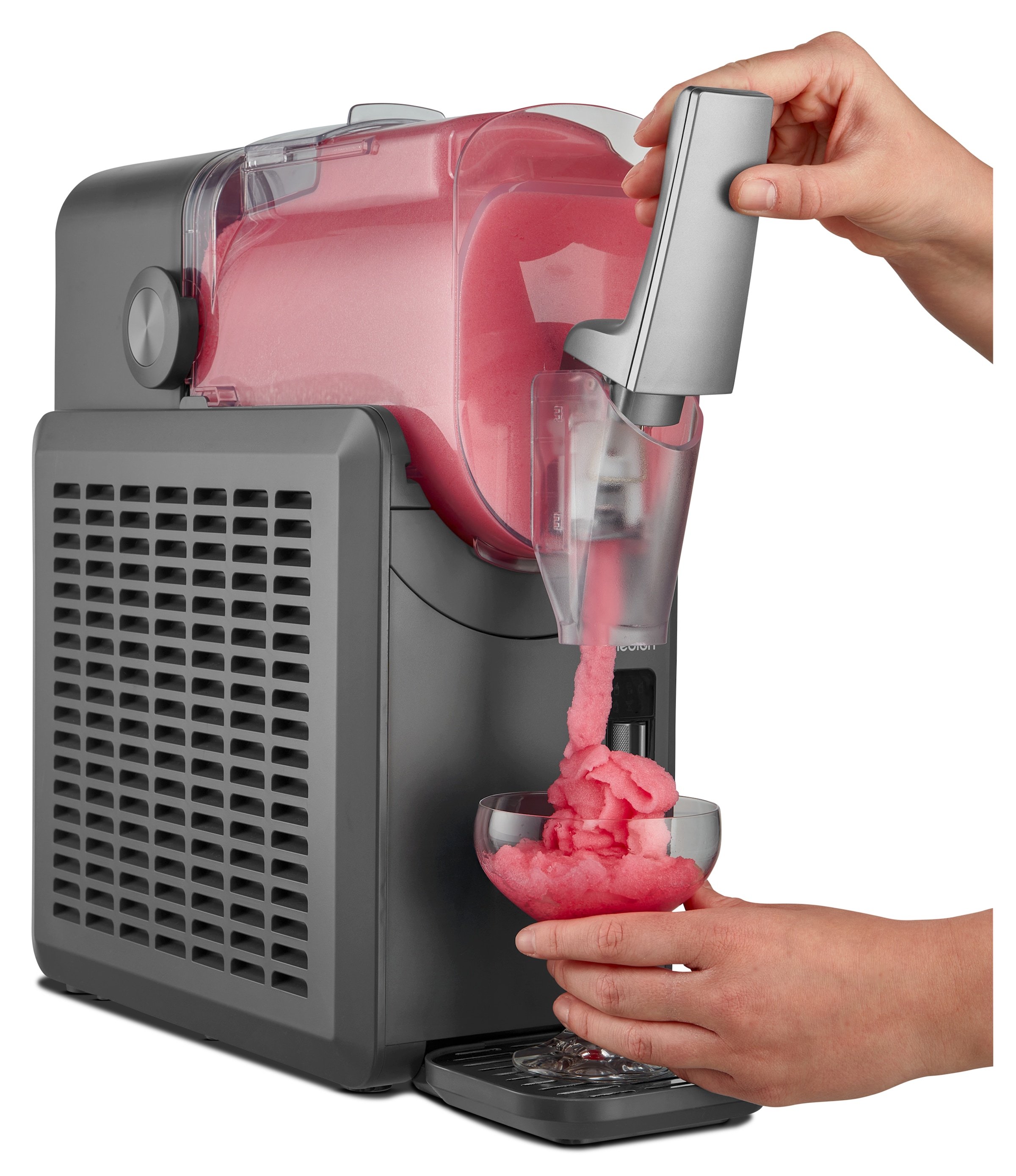 Medion® Slush-Eismaschine »LIFE MD12090 / Slush Ice Maker, 2,6 L Kapazität, Härtegradkontrolle«, 2,6 l, 200 W, 5 Programme, 30–60 Min. Zubereitungszeit, Kompressorkühlung