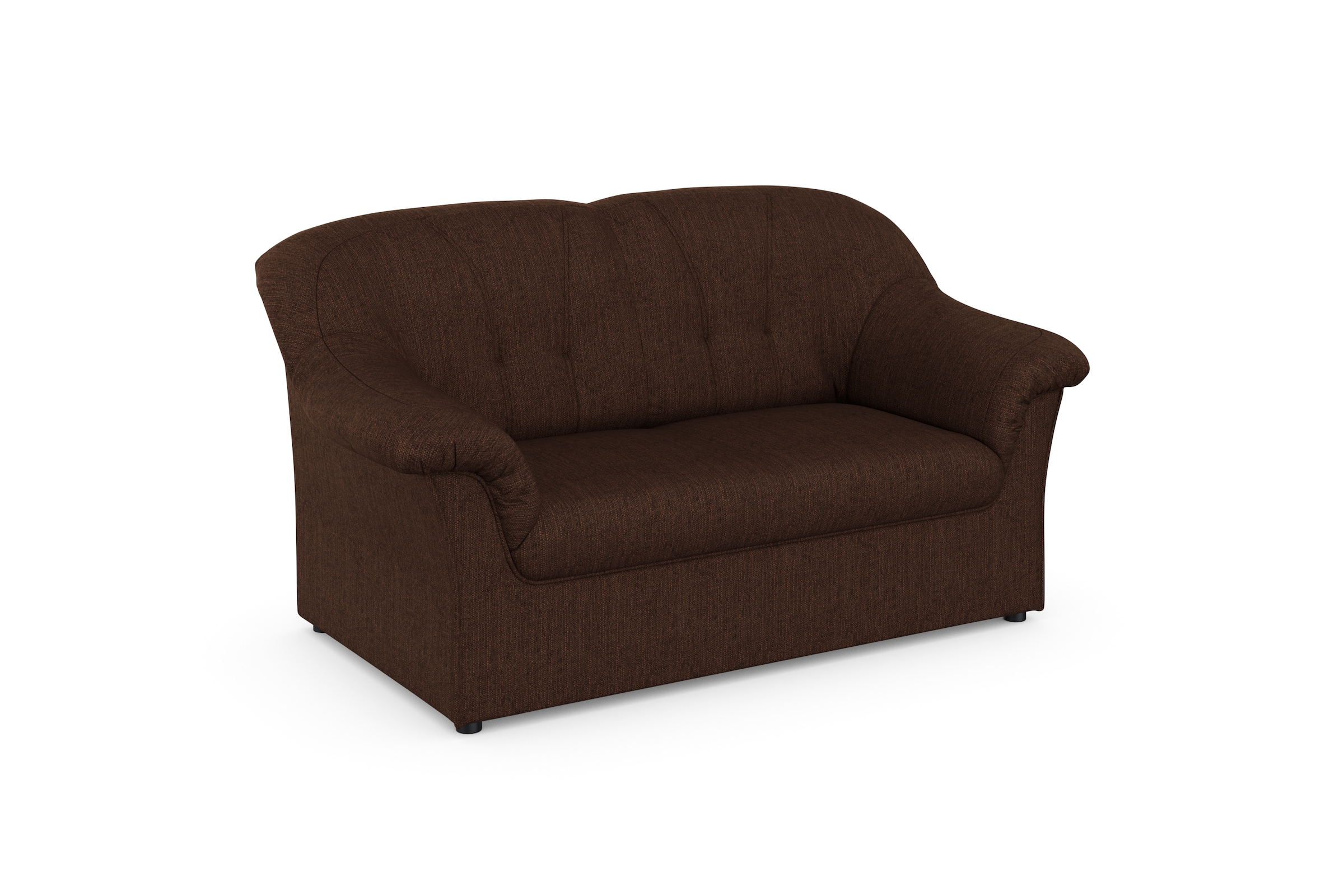 DOMO collection 2-Sitzer »Pegnitz für kleine Räume, Breite 155cm,«, zeitlos, elegante Armlehnen, komfortabel