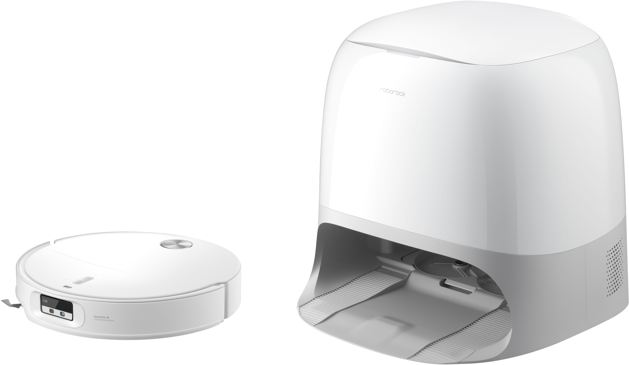 Roborock Nass-Trocken-Saugroboter »Qrevo Curv 2 Pro mit Wischfunktion« FlexiArm Design Seitenbürste, DuoDivide Bürste, autom. Moppreinigung.