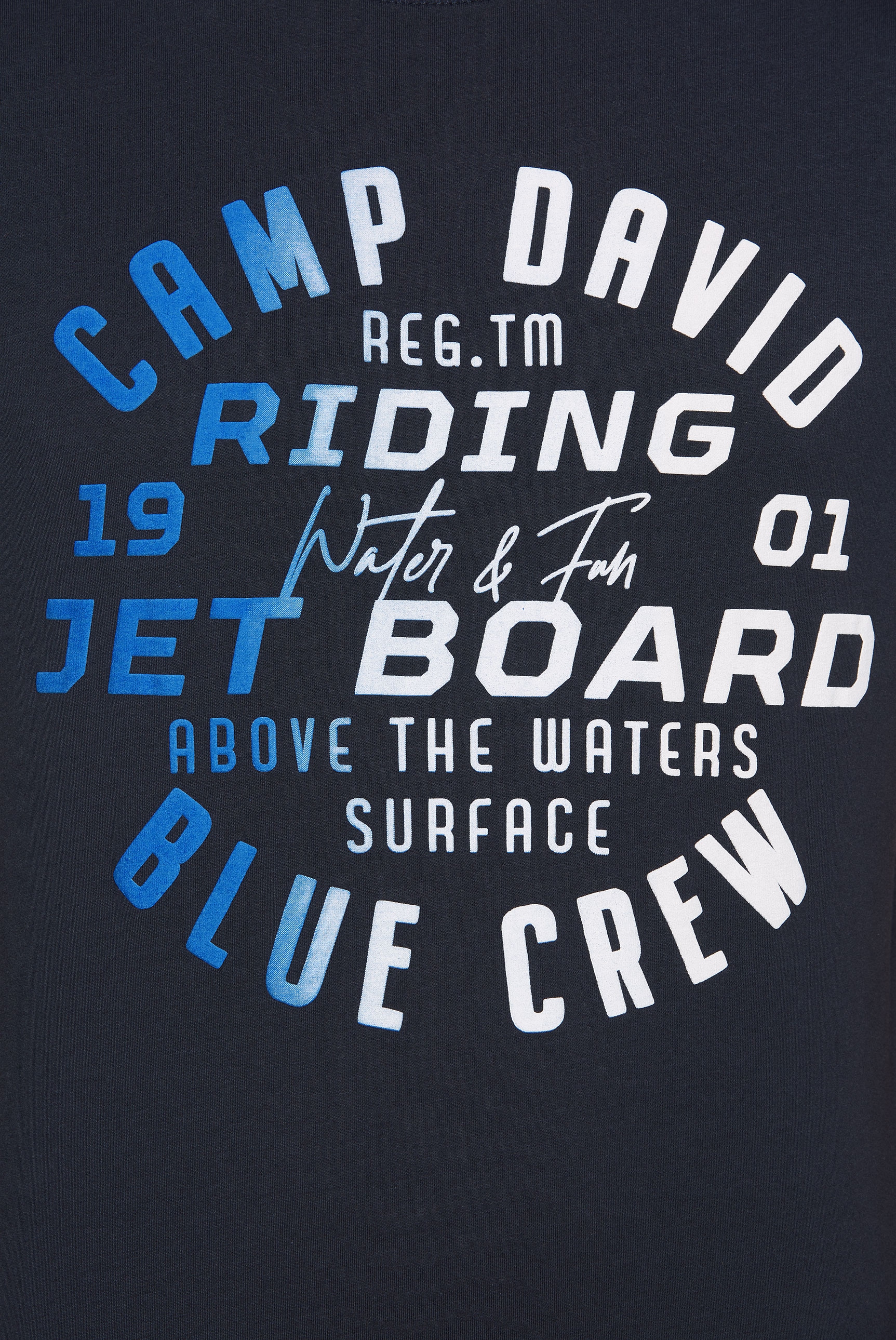 CAMP DAVID T-Shirt, mit Logo Print