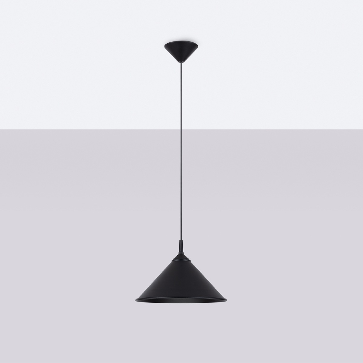 SOLLUX lighting Pendelleuchte »Pendelleuchte ZUMA Schwarz«, 1 flammig, Leuc günstig online kaufen