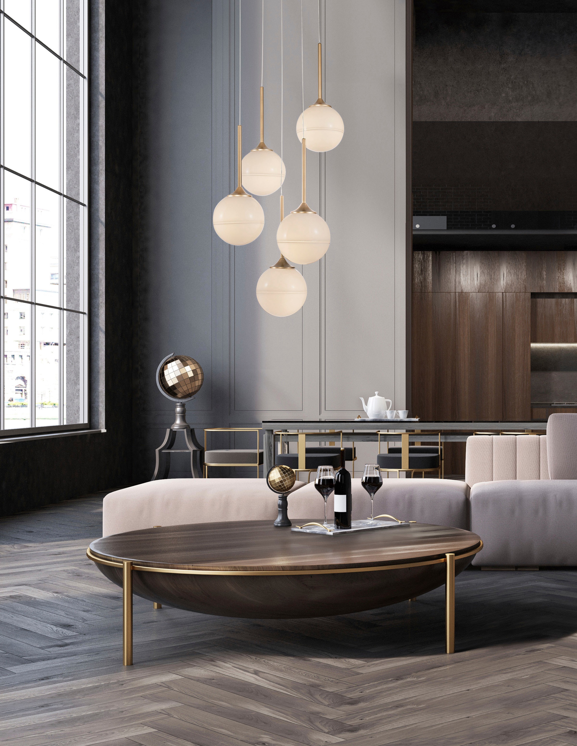 Nova Luce Hängeleuchten »CANTONA« G9 1 Stk. Ohne Beleuchtung