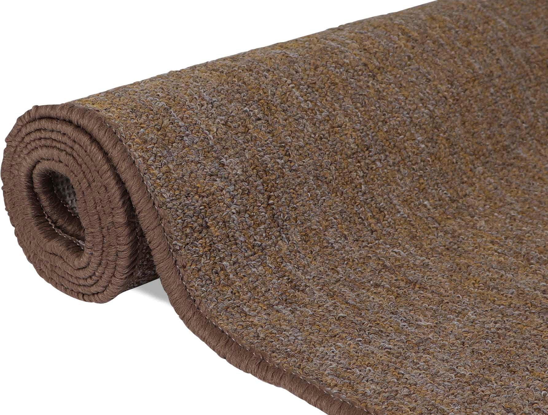 Primaflor-Ideen in Textil Läufer »MACAO, Made in Netherlands«, rechteckig, 5 mm Höhe, Teppich-Läufer, Uni Farben, ideal im Flur & Schlafzimmer