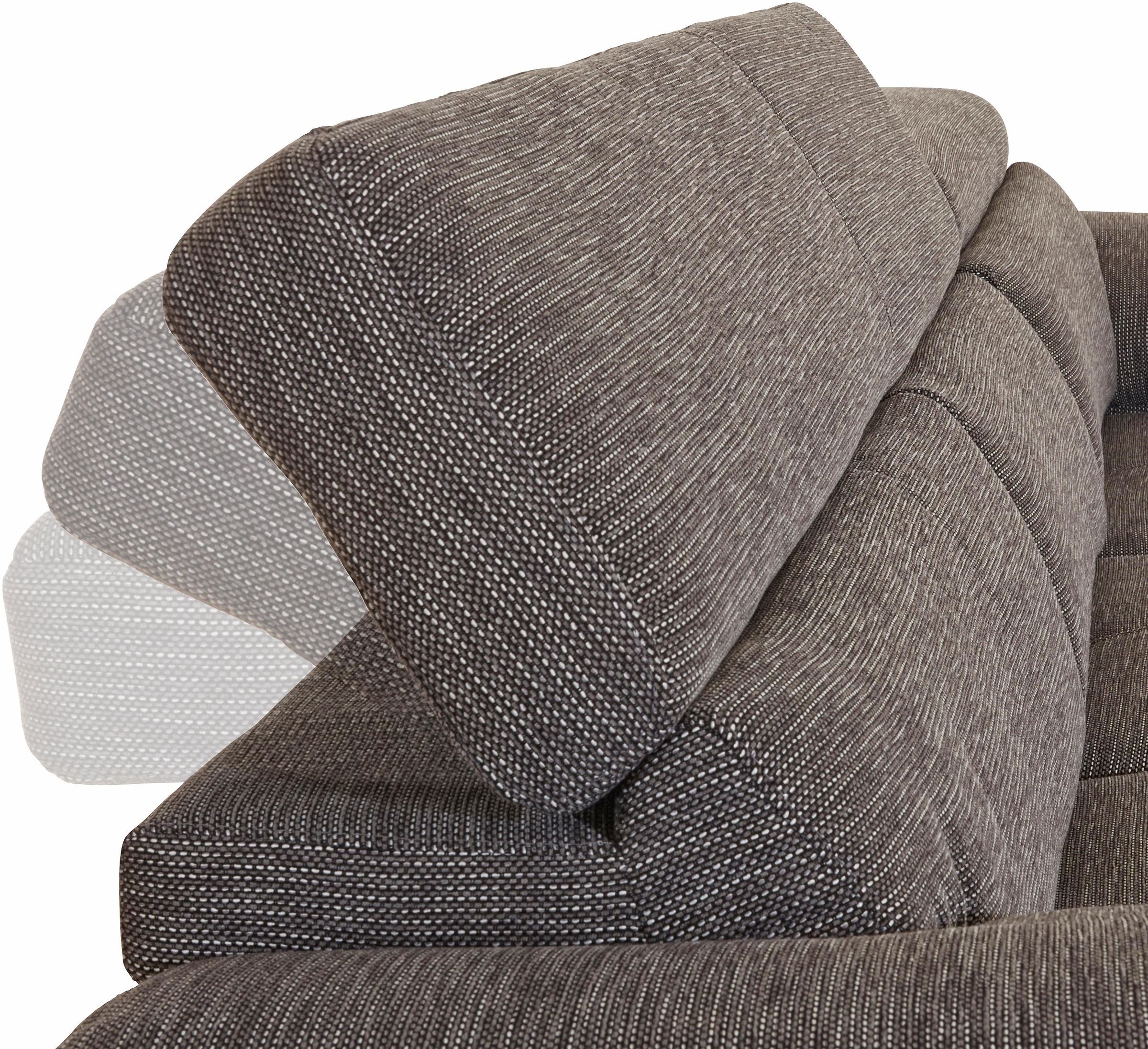 COTTA Ecksofa »Speedway L-Form«, mit Kopfteilverstellung, wahlweise mit Bettfunktion & Bettkasten