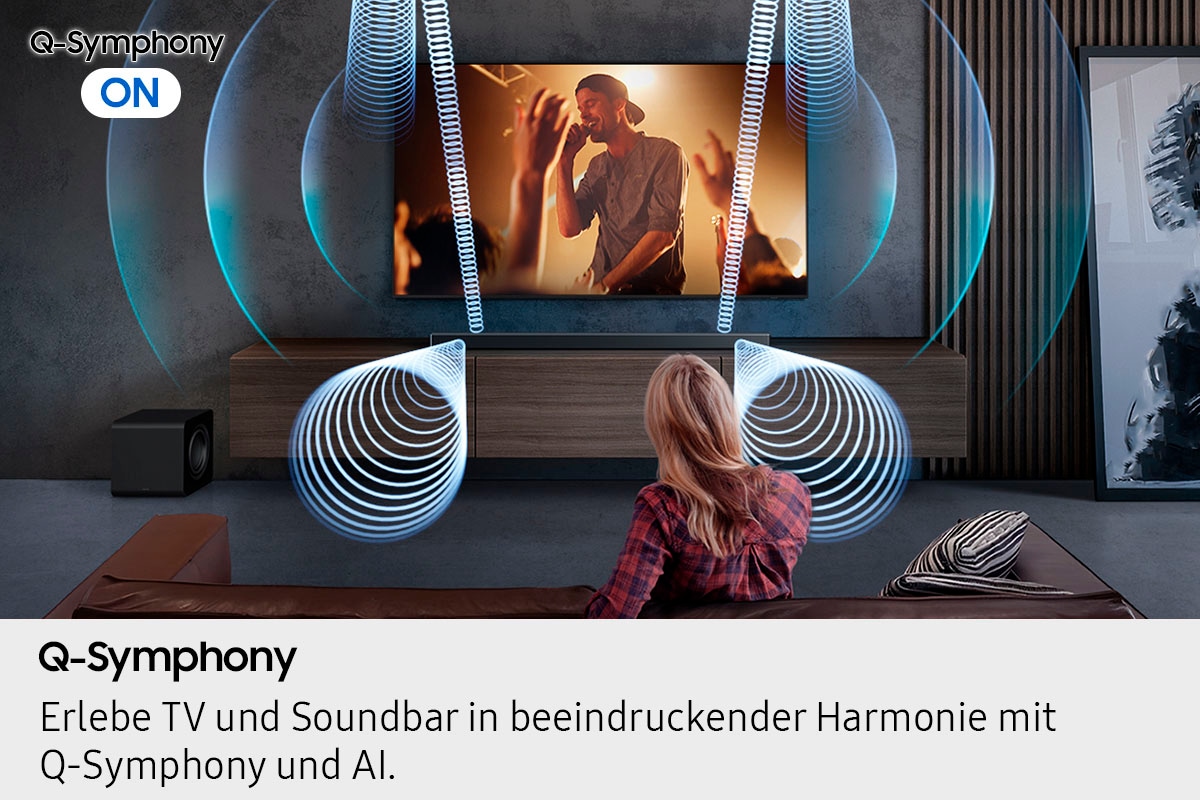 Samsung Soundbar »HW-QS710GF Q-Soundbar«, 3.1.2-Kanal Sound System, SpaceFit Sound Pro, Flexible Positionierung
