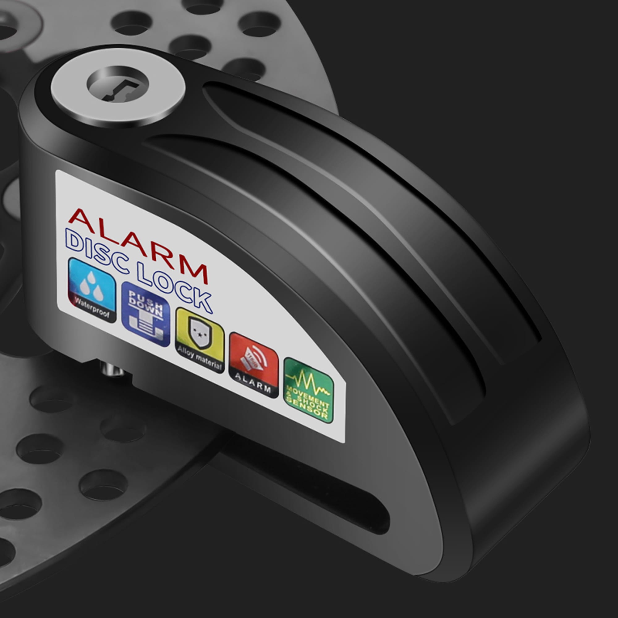 SachsenRad Bremsscheibenschloss »Secure Disc«