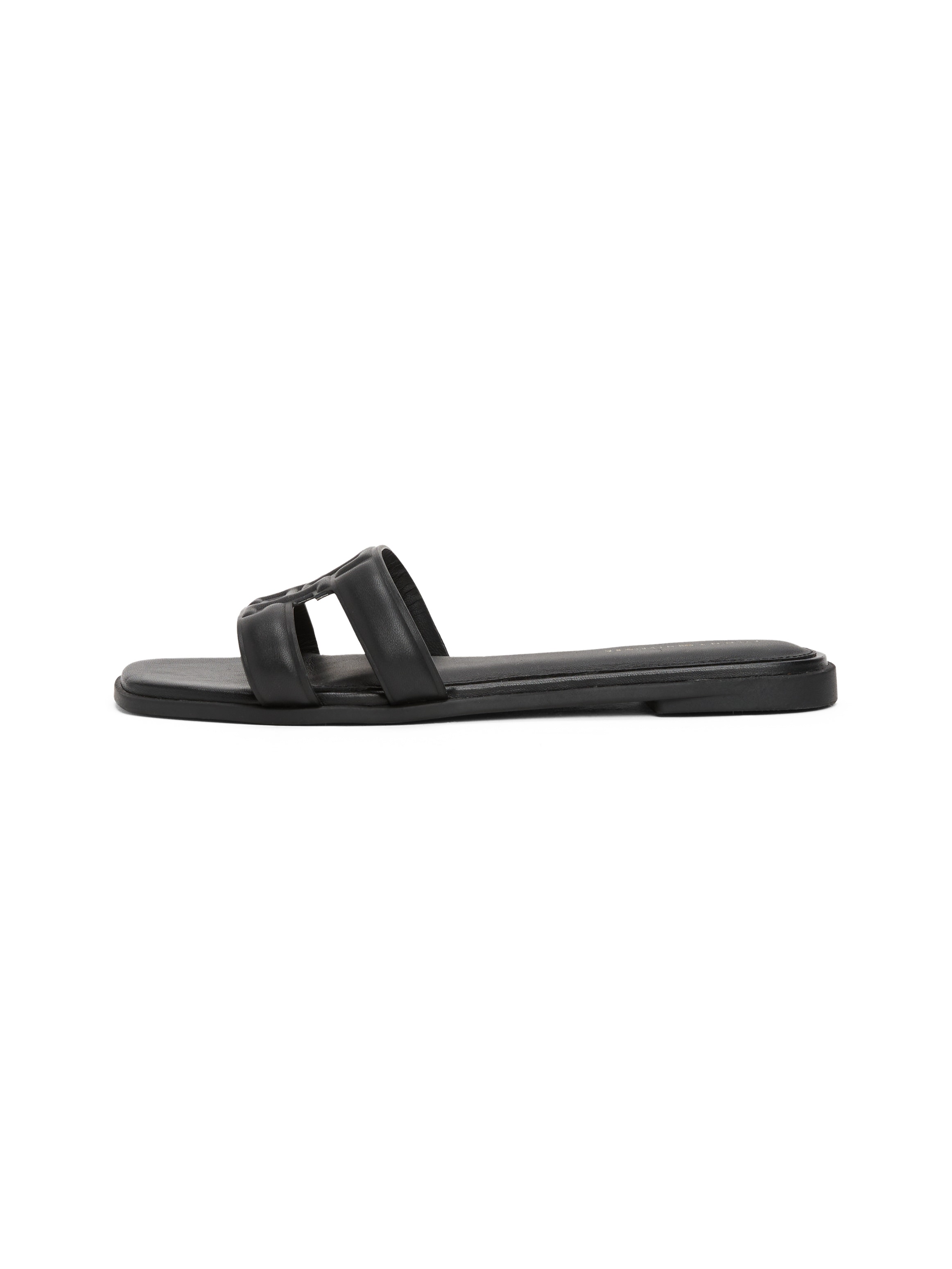 Tommy Hilfiger Pantolette »TH LOGO STRAP MULE«  Bequemschuh, Sommerschuh, Flats mit TH-Logo als Schnalle