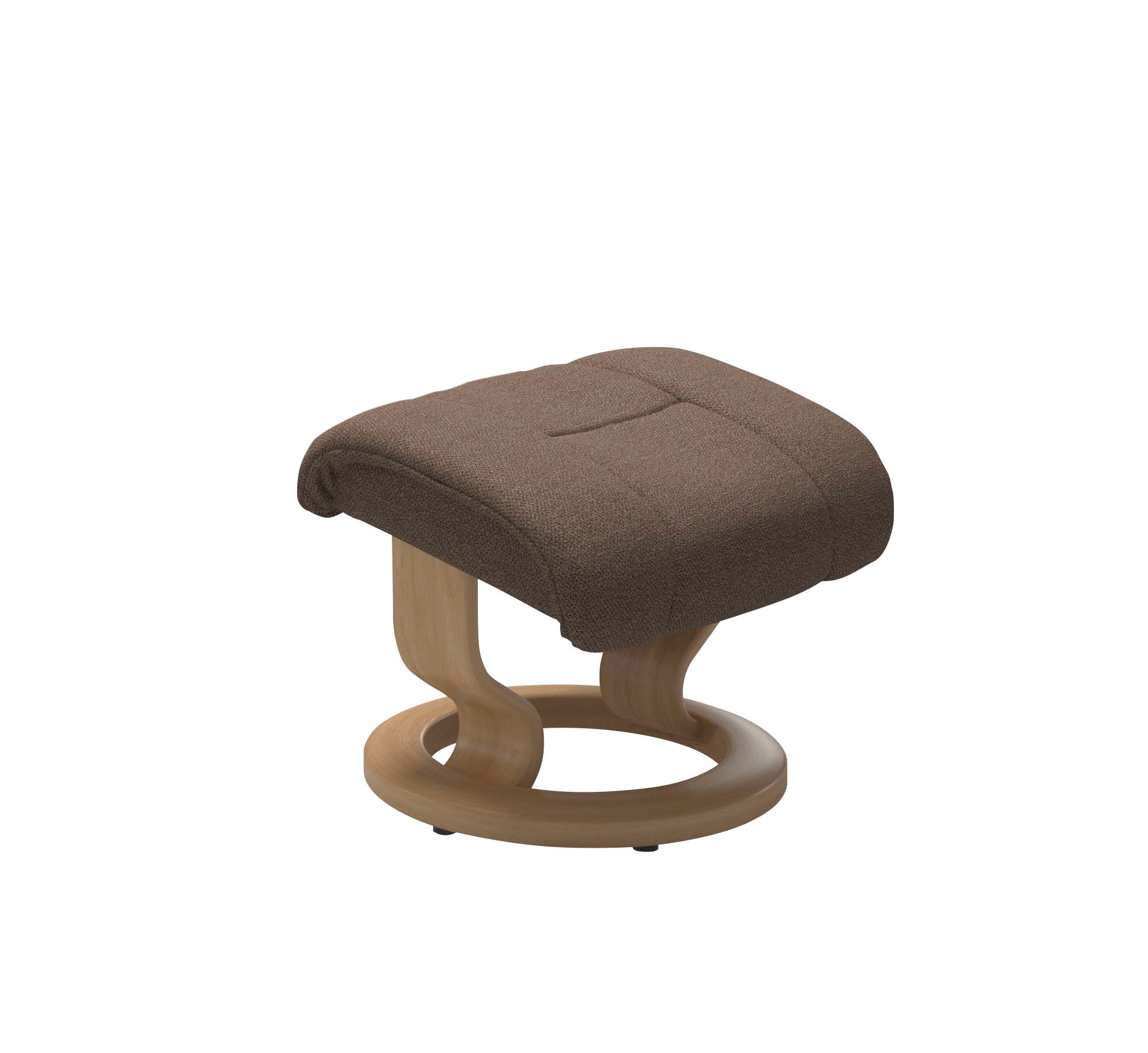 Stressless® Relaxsessel »Reno«, (Set, Relaxsessel mit Hocker), mit Hocker, mit Classic Base, Größe S, M & L, Gestell Eiche
