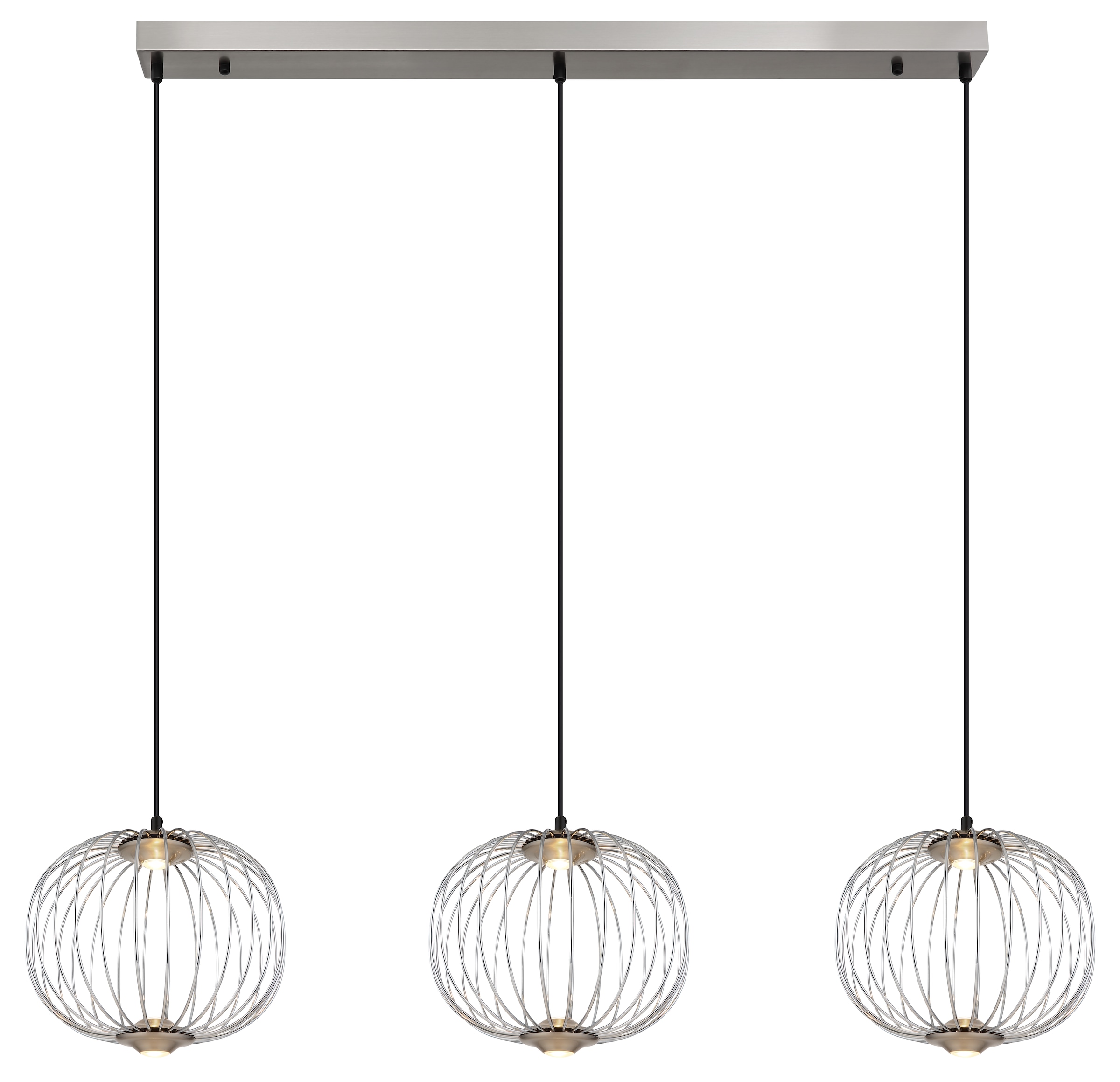 GLOBO LIGHTING LED Pendelleuchte »GALWAY«, Leuchtmittel LED-Modul | LED fest integriert, Hängelampe/Hängeleuchte/Wohnzimmer/Esszimmer/Esstisch/rund