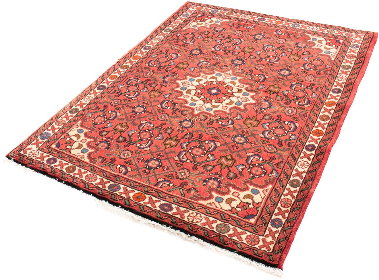 morgenland Orientteppich »Perser - Nomadic - 140 x 106 cm - rot«, rechtecki günstig online kaufen