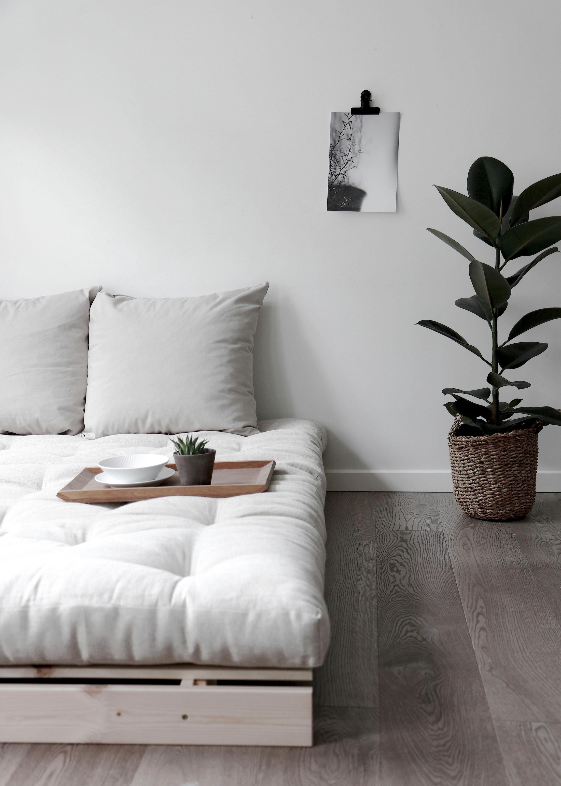 Karup Design Daybett »Roots Schlafsofa, Gästebett, Sofa inkl. Futonmatratze«, Liegefläche 90/140/160 x200 cm, FSC® zertifizierte Kiefer