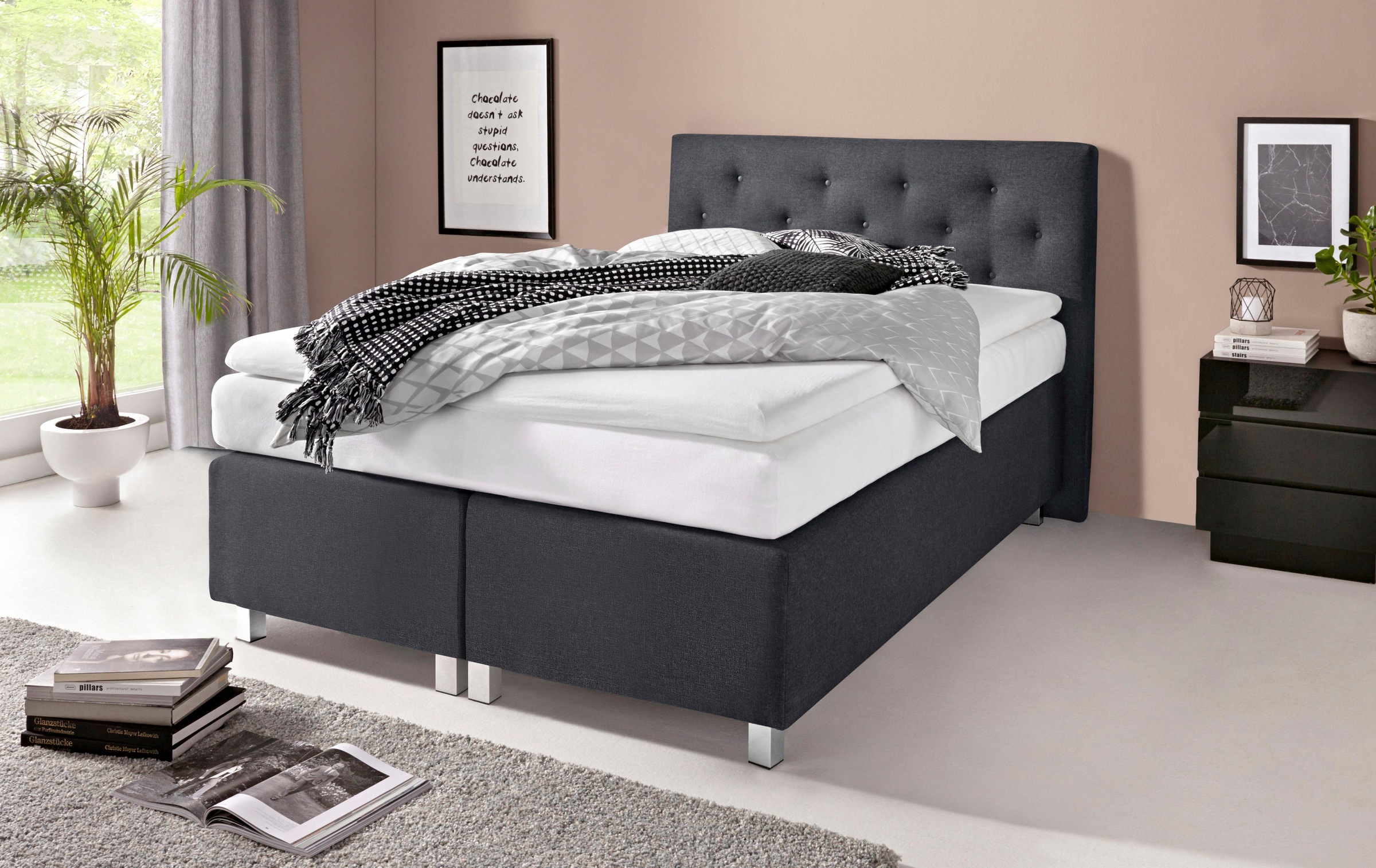 Westfalia Schlafkomfort Boxspringbett in diversen Ausführungen günstig online kaufen