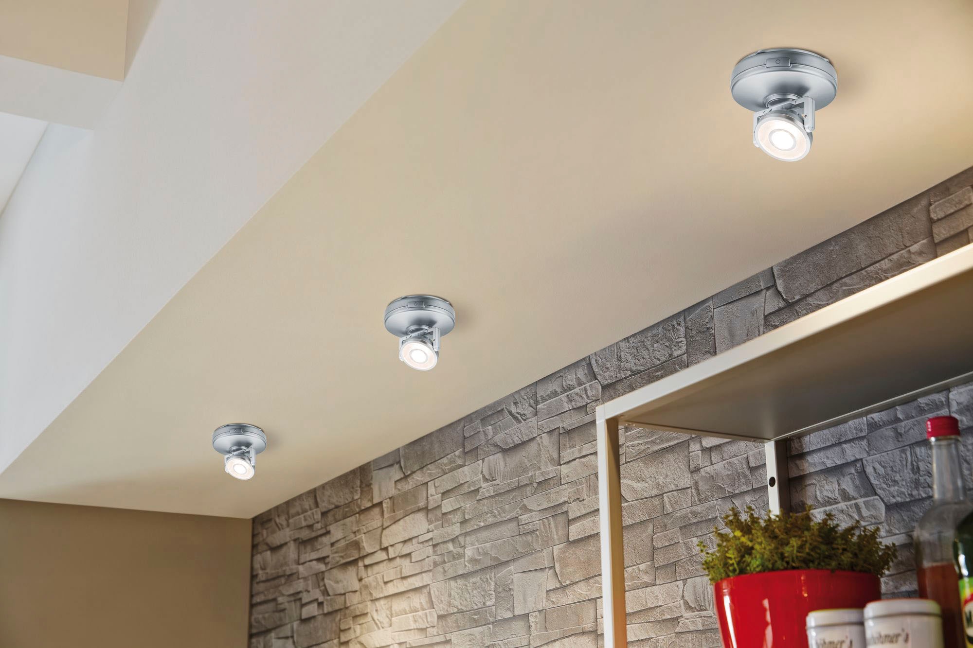 Paulmann Unterschrankleuchte »LED Rotate 1er-Spot dimmbar batteriebetrieben«, 1 flammig, LED Rotate 1er-Spot dimmbar batteriebetrieben