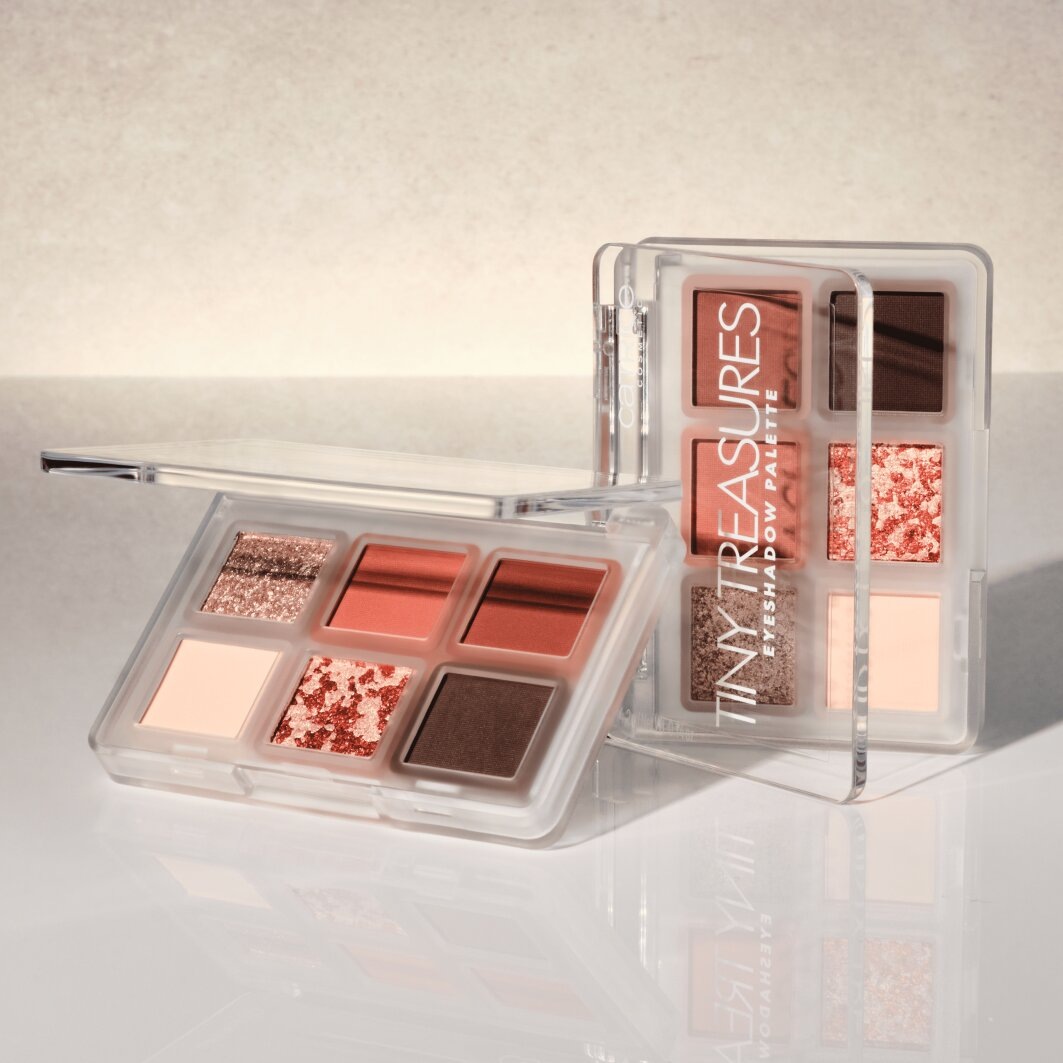 Catrice Lidschatten-Palette »TINY TREASURES EYESHADOW PALETTE« Matt, schimmernd und metallisch, kompakt und reisefreundlich, vegan.
