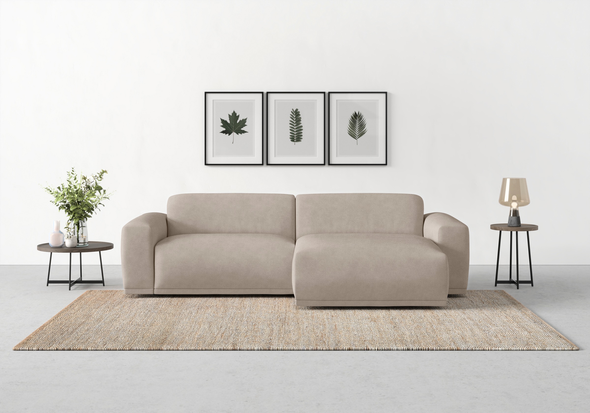 TRENDMANUFAKTUR Ecksofa »Braga, mit hochwertigem Kaltschaum, L-Form, in Cor günstig online kaufen