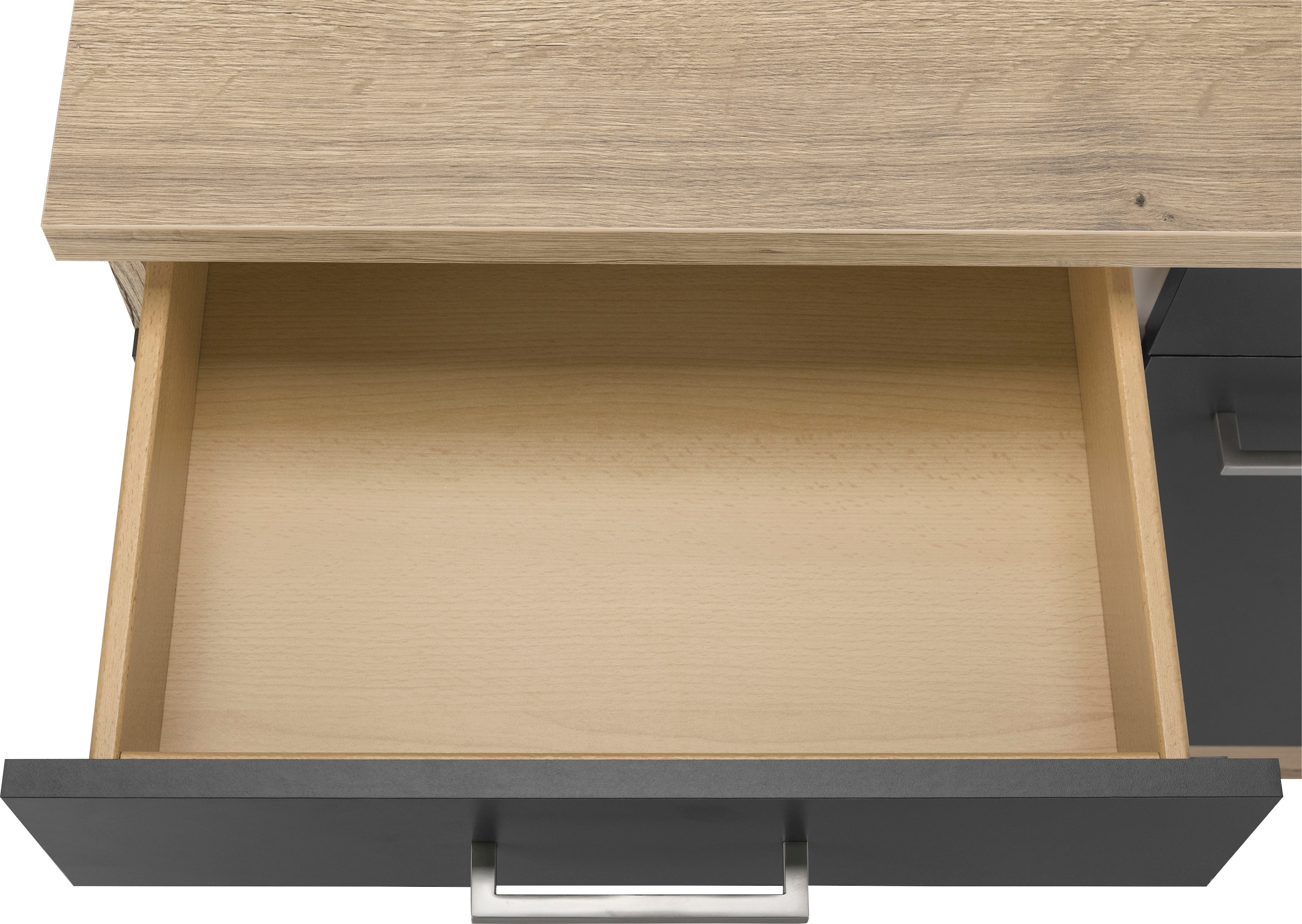 OPTIFIT Unterschrank »Iver« Breite 100 cm, 2 Türen und 2 Schubkästen, mit 38 mm Arbeitsplatte