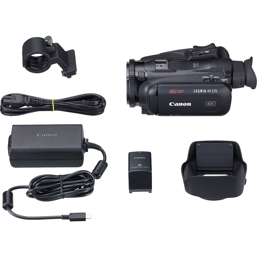 Canon Camcorder »LEGRIA HF G70«, 4K Ultra HD, 20 fachx opt. Zoom