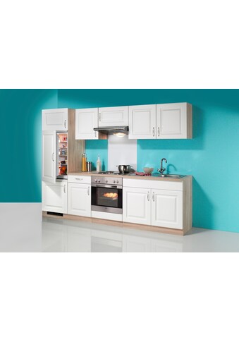 wiho Küchen Küchenzeile »Tilda«, mit E-Geräten, mit Glaskeramik-Kochfeld, Breite 270 cm kaufen