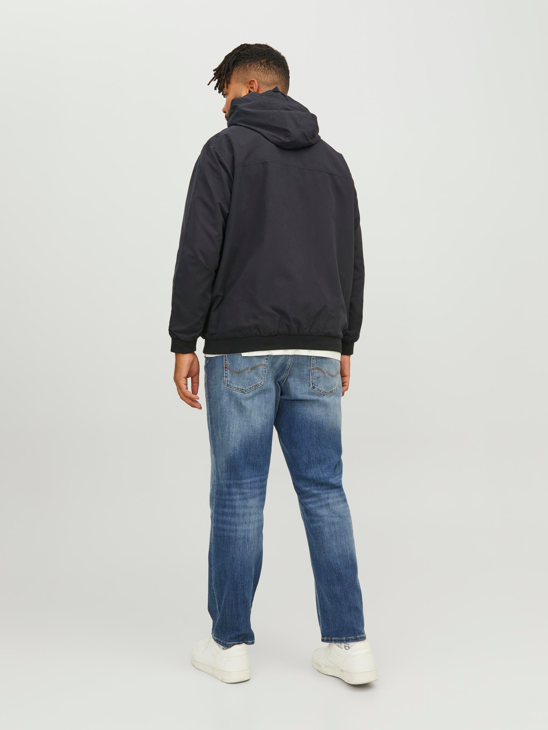 Jack & Jones PlusSize Bomberjacke »JJERUSH HOOD BOMBER NOOS PLS«, mit Kapuze