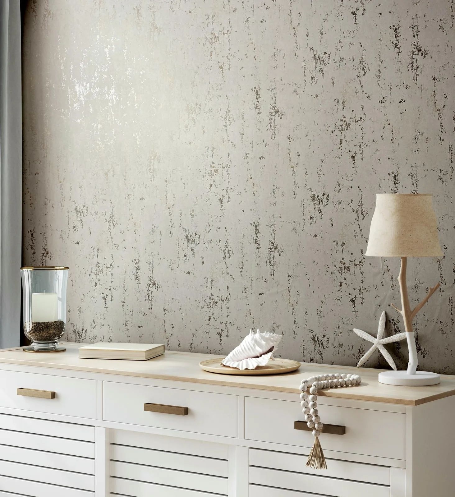 Marburg Vliestapete »Tapete Calm Concrete«, urban, moderne Vliestapete für Wohnzimmer Schlafzimmer Küche