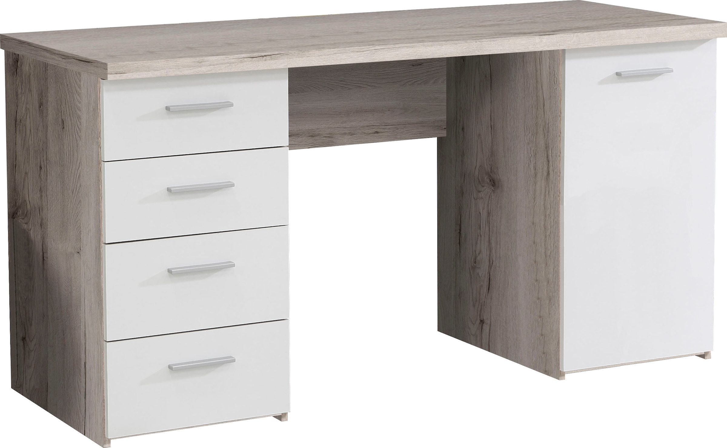 FORTE Schreibtisch »Netta«, Breite 145 cm, mit Schubladen günstig online kaufen