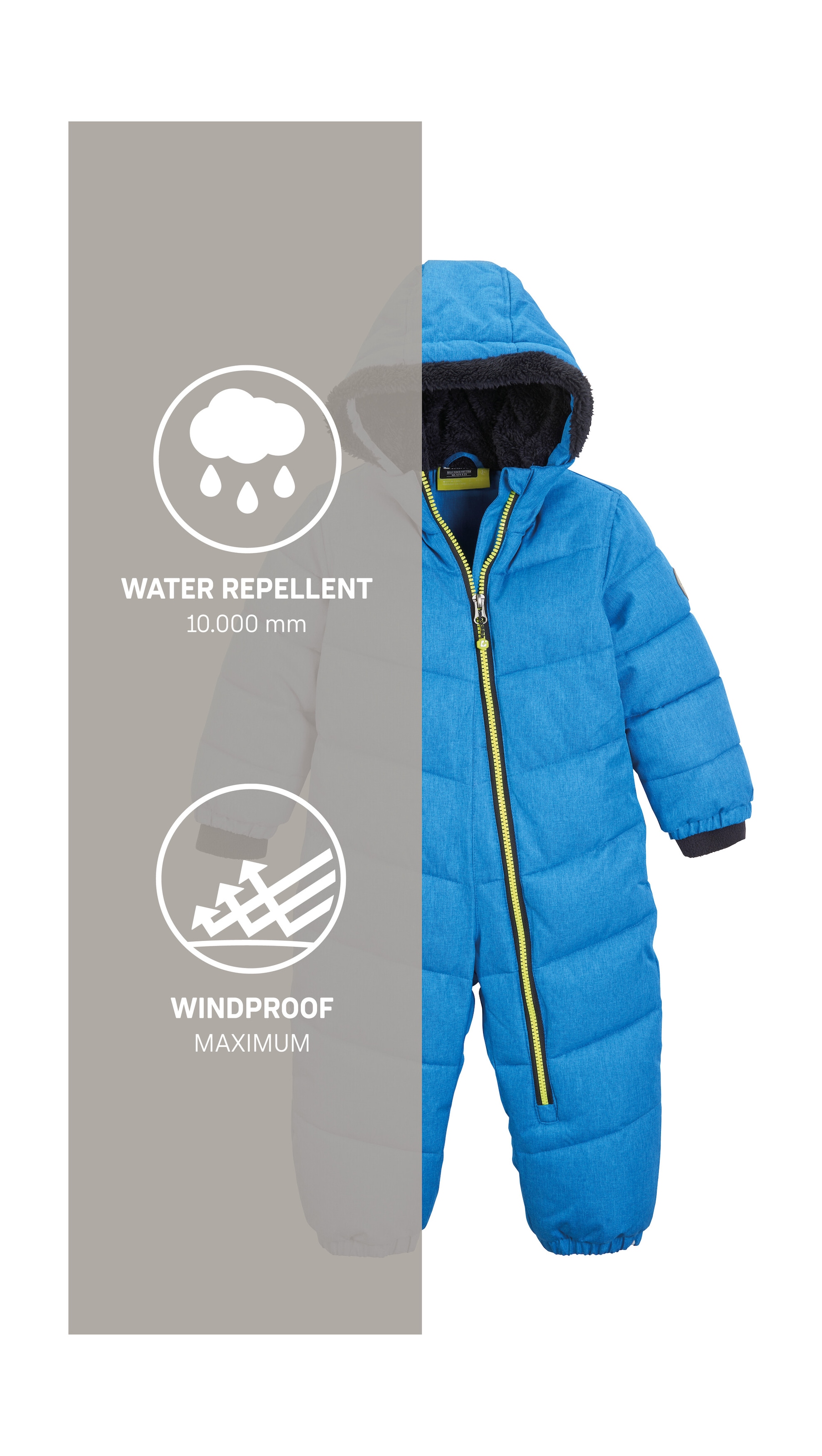 Killtec Schneeoverall »Karter Mini« Schneeanzug: wasserabweisend, winddicht, warm, leicht anzuziehen