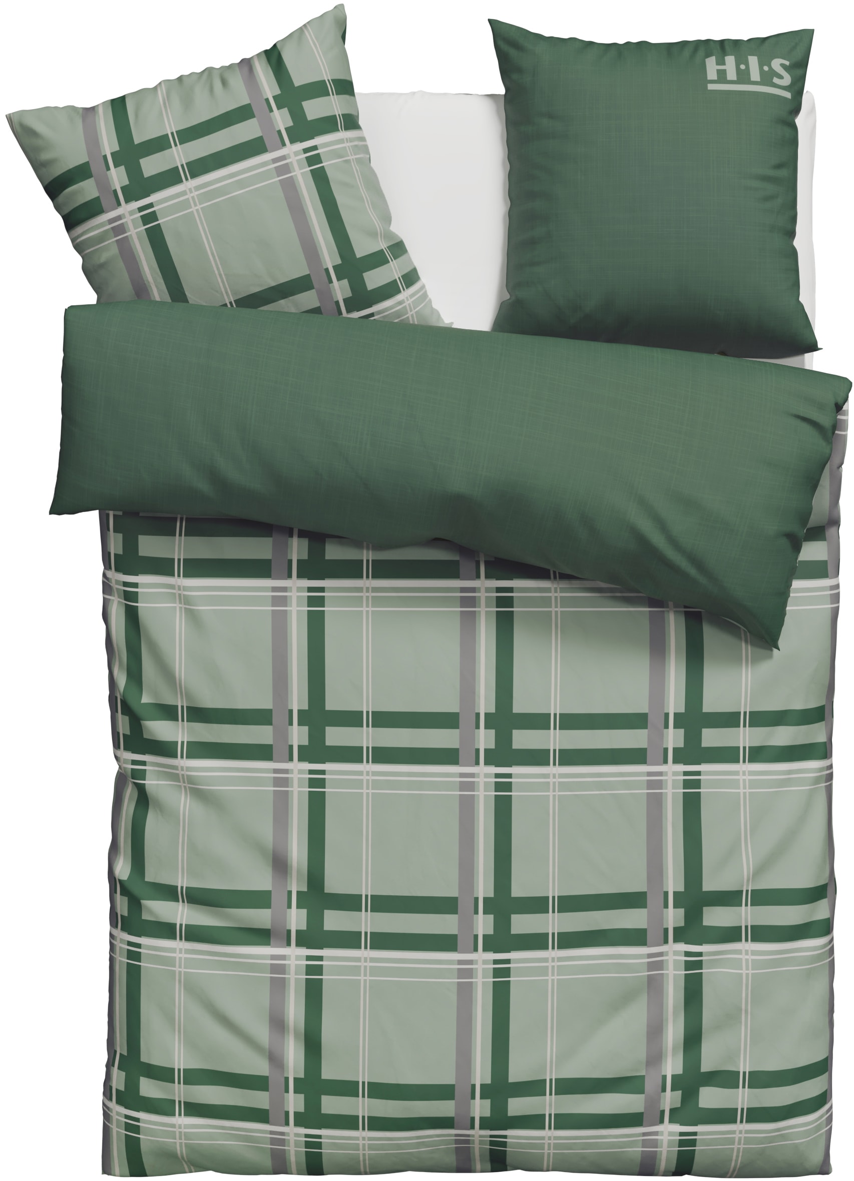 H.I.S Wendebettwäsche »Talin« 2 Stk. tlg. in Gr. 135x200 oder 155x220 cm, 1 günstig online kaufen