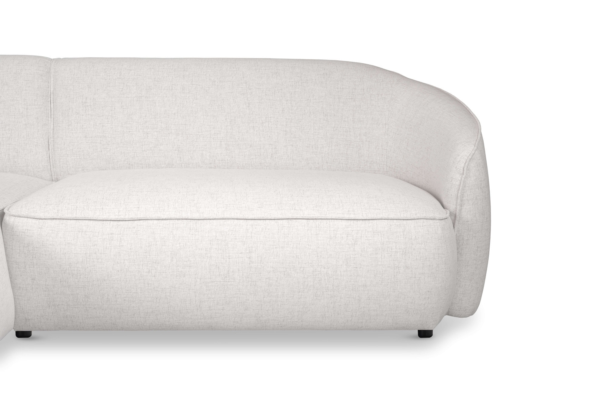INOSIGN Ecksofa »Cosigo«, Breite 246 cm, 2 Chenille-Stoffe zur Auswahl, mit Kaltschaum