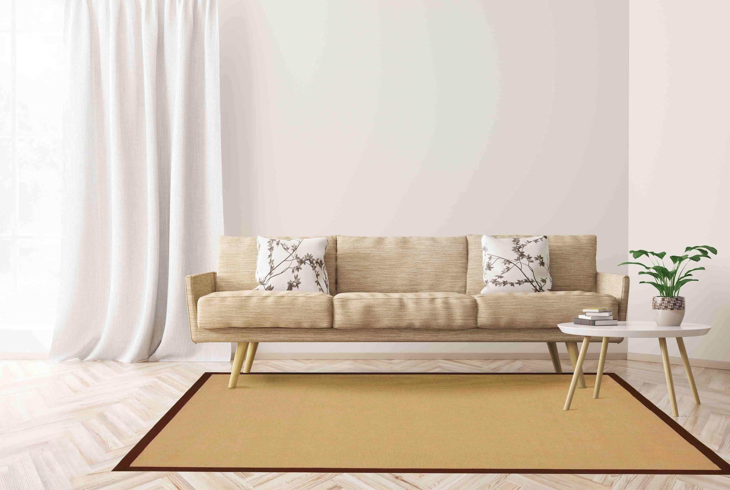 carpetfine Sisalteppich »Sisal, auch als Läufer erhältlich«, rechteckig, 5 günstig online kaufen