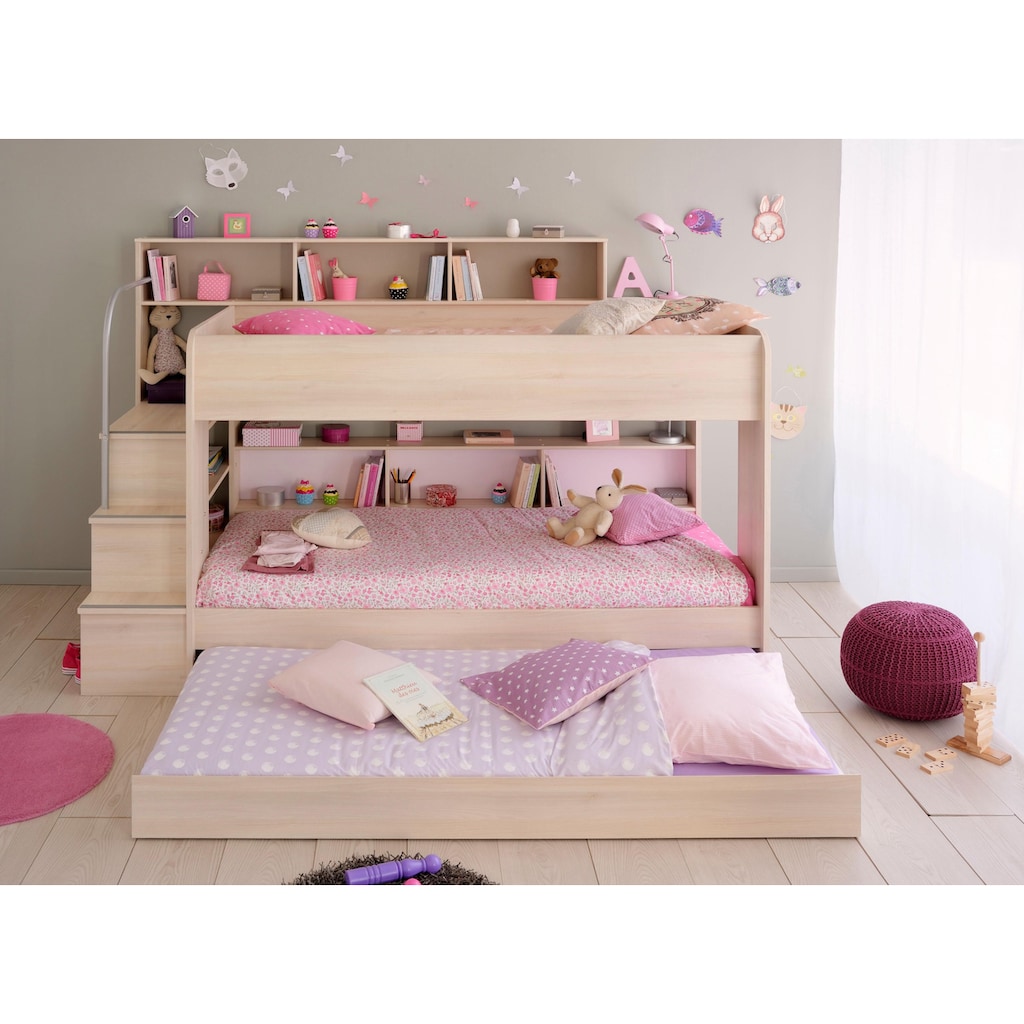 Parisot Jugendzimmer-Set »Bibop«, (Set, 2 St., Etagenbett, Schrank)