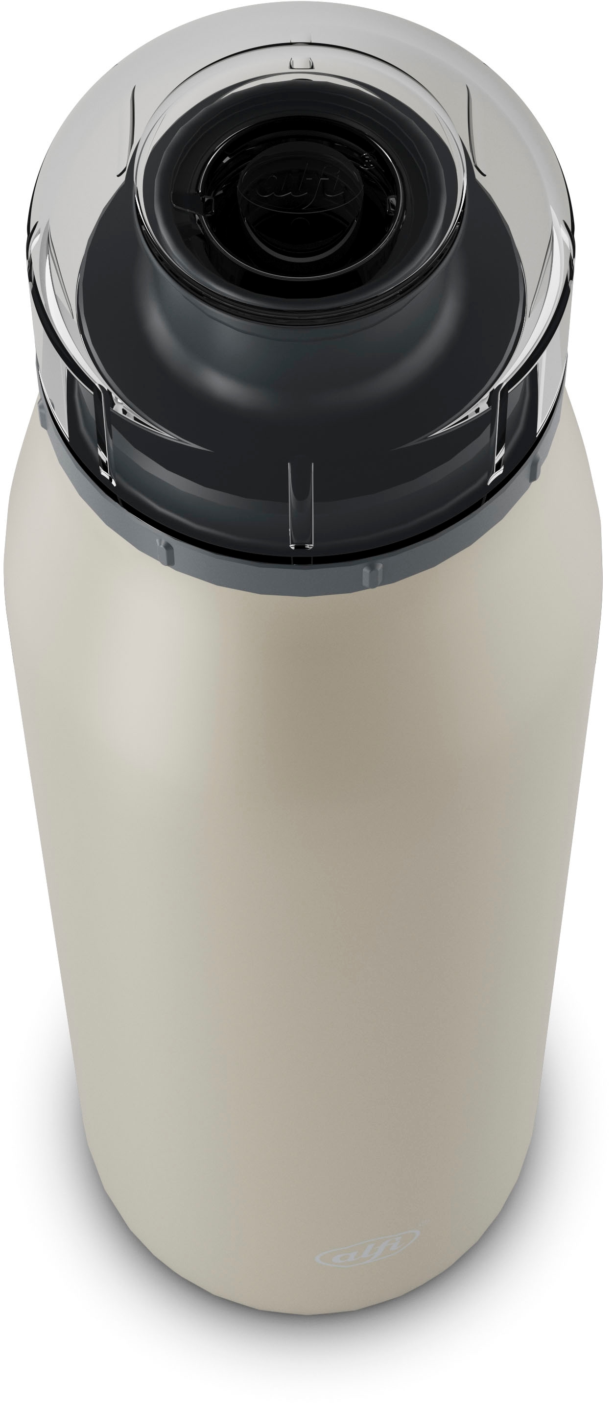 Alfi Isolierflasche »ISO BOTTLE, Edelstahlkörper, spülmaschinenfest«, (1 tlg.), 0,5l, 12h heiß & 24h kalt, Trinköffnung mit konsistentem Trinkfluss