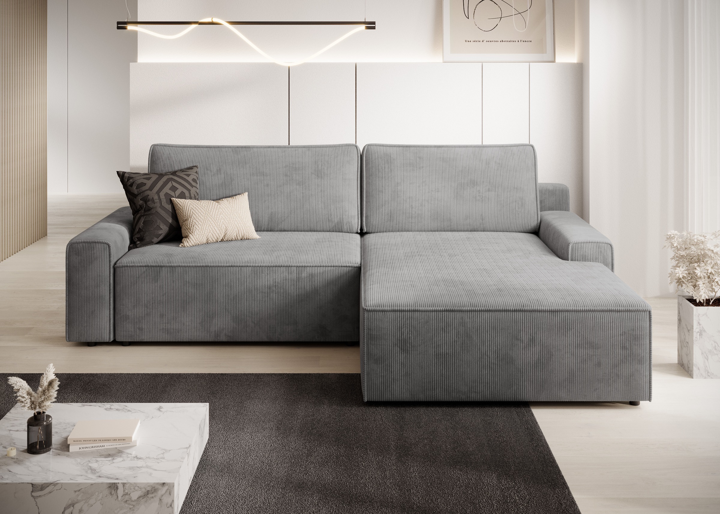 DS PRODUKT Ecksofa »Challenge, Schlafsofa mit Bettkasten, Couch in L-Form, günstig online kaufen