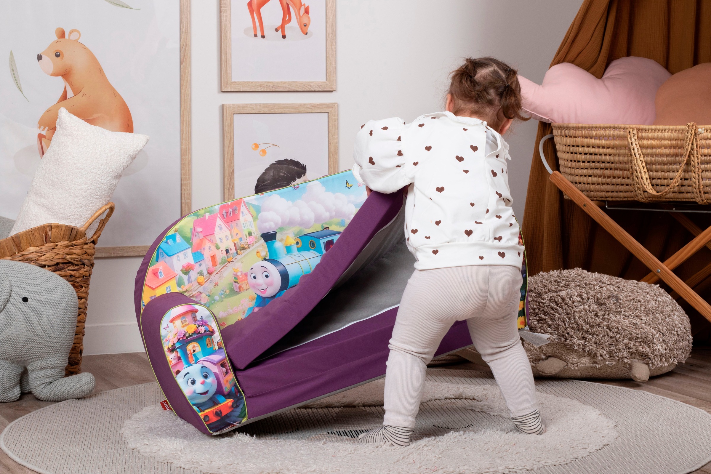 Knorrtoys® Sofa »Happy train«, für Kinder; Made in Europe